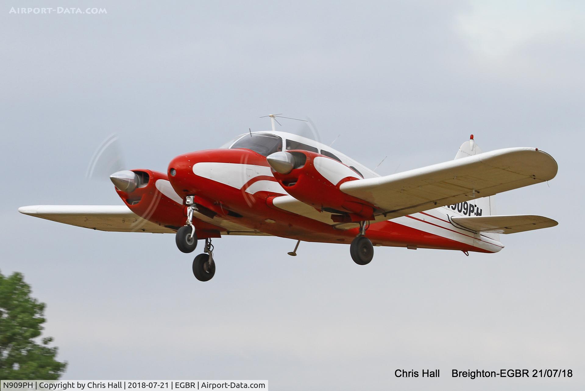 N909PH, Piper PA-23-160 Apache C/N 23-1800, Breighton