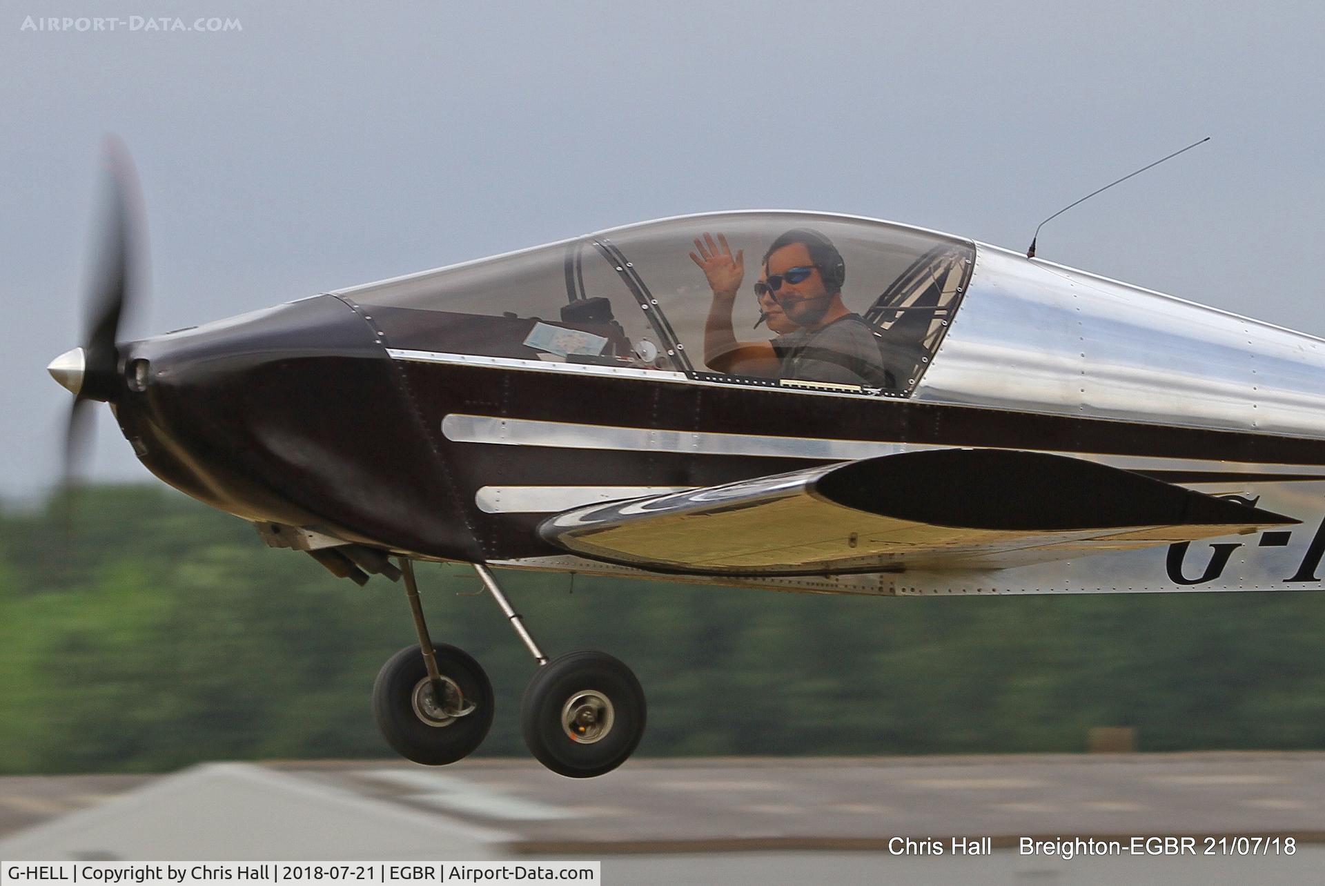 G-HELL, 2015 Sonex 3300 C/N LAA 337-15182, Breighton