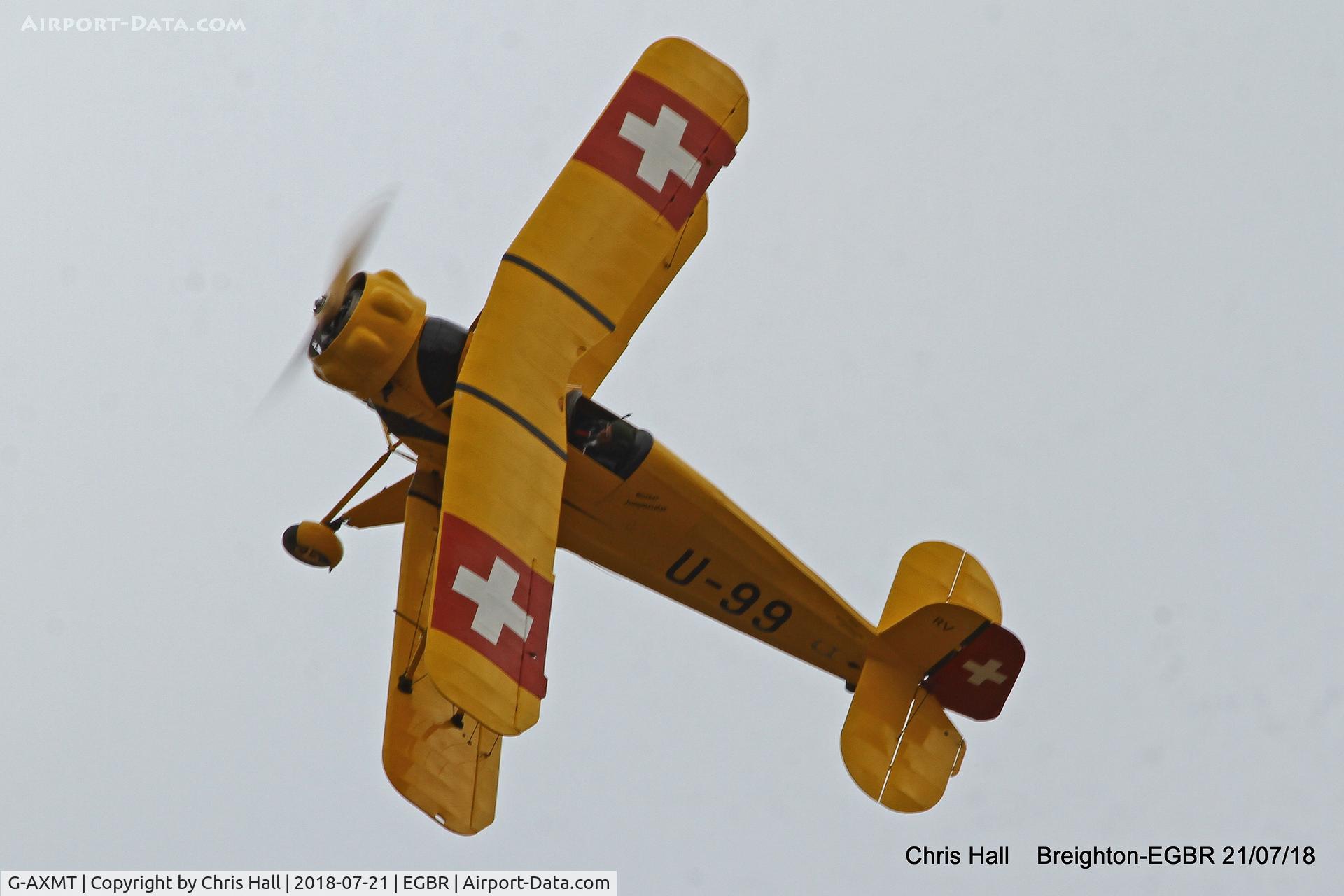 G-AXMT, 1938 Bucker Bu-133C Jungmeister C/N 46, Breighton