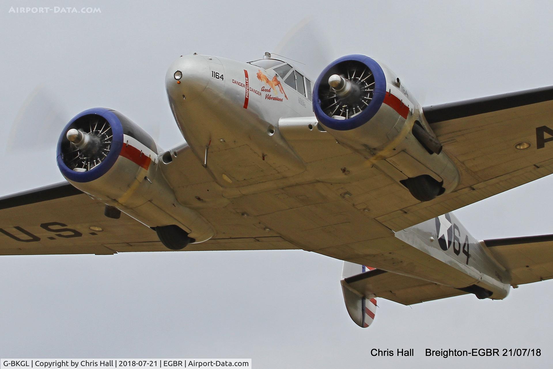 G-BKGL, 1952 Beech Expeditor 3TM C/N CA-164 (A-764), Breighton