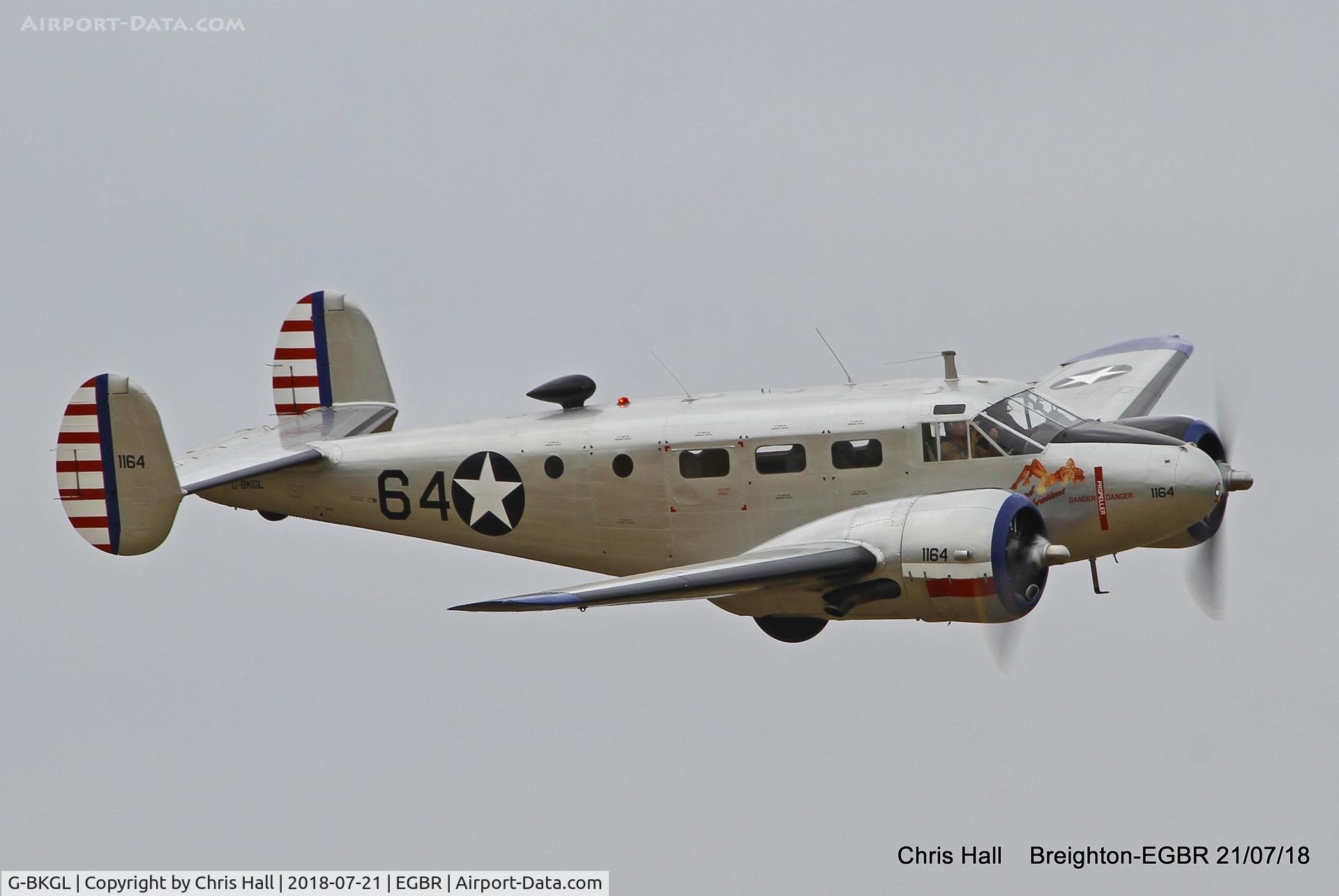 G-BKGL, 1952 Beech Expeditor 3TM C/N CA-164 (A-764), Breighton