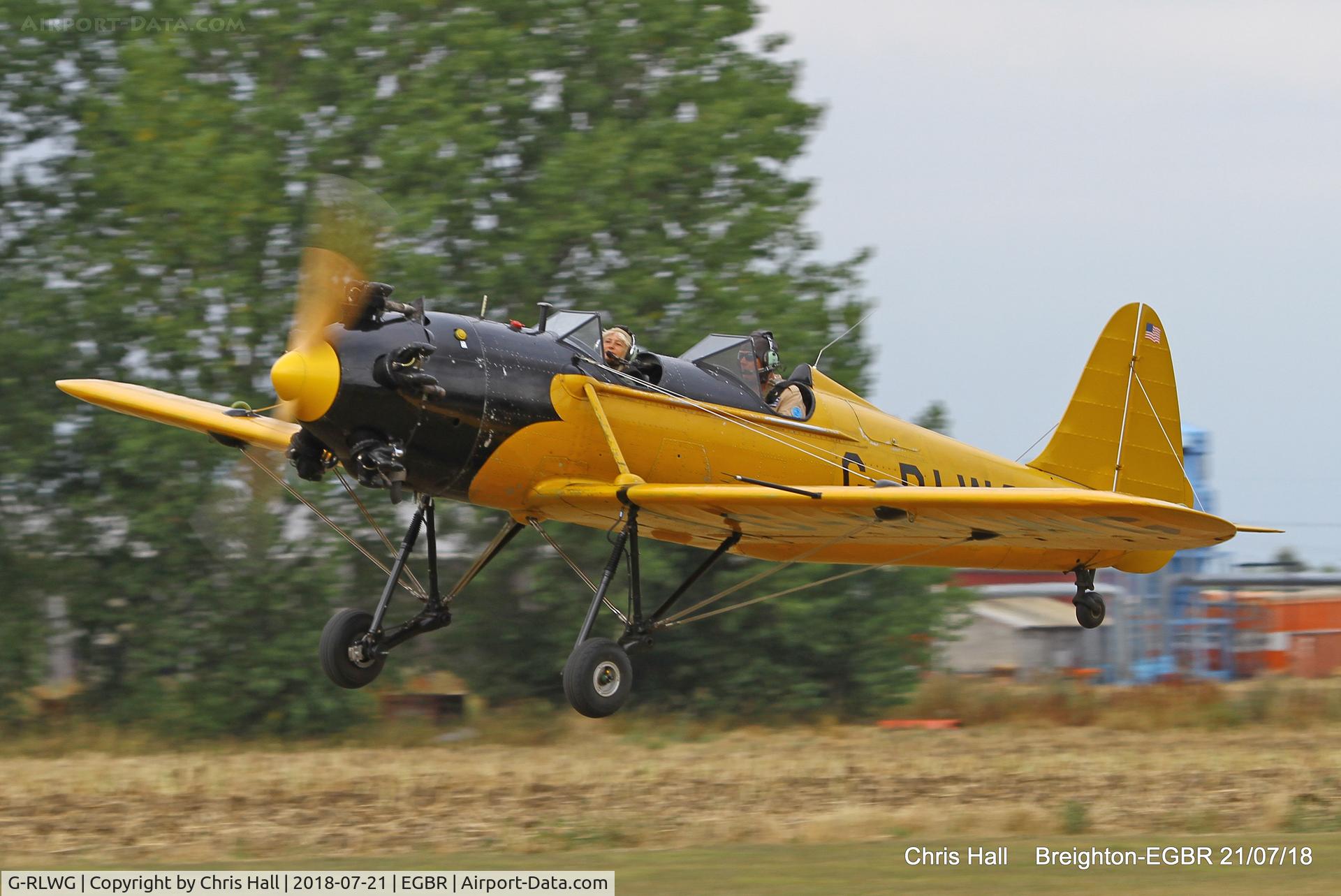 G-RLWG, 1942 Ryan PT-22 Recruit (ST3KR) C/N 1716, Breighton