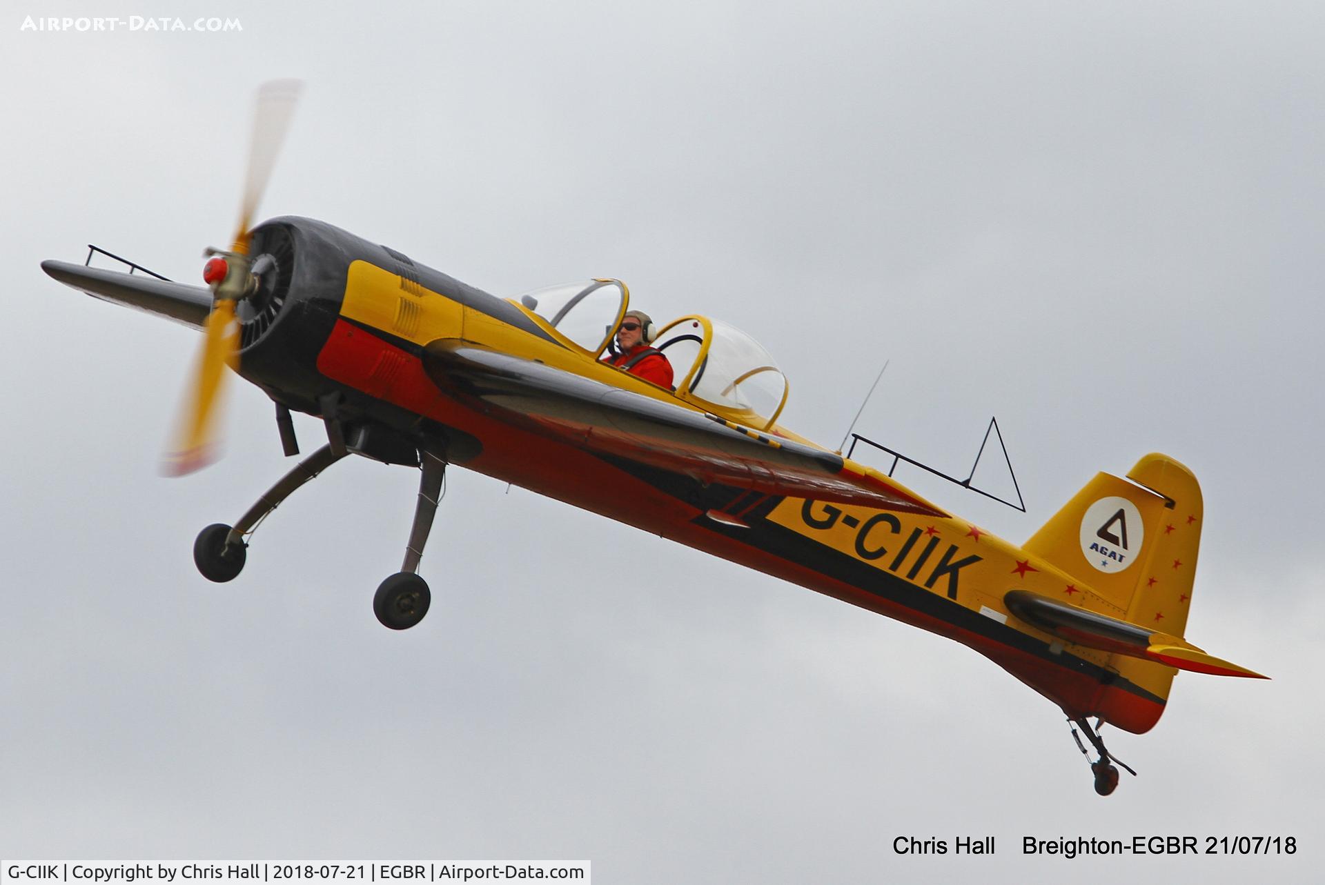 G-CIIK, 1990 Yakovlev Yak-55 C/N 900909, Breighton