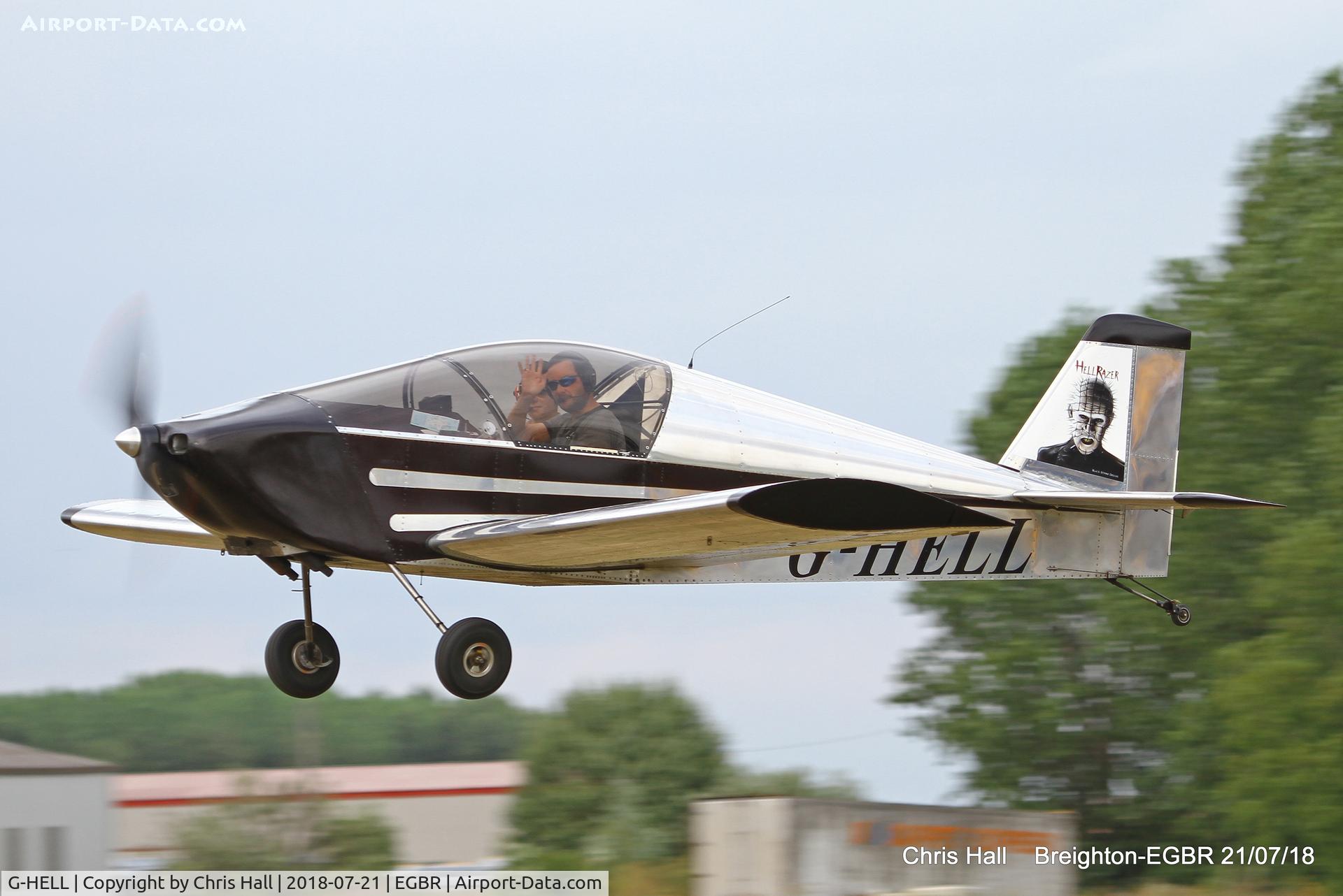 G-HELL, 2015 Sonex 3300 C/N LAA 337-15182, Breighton
