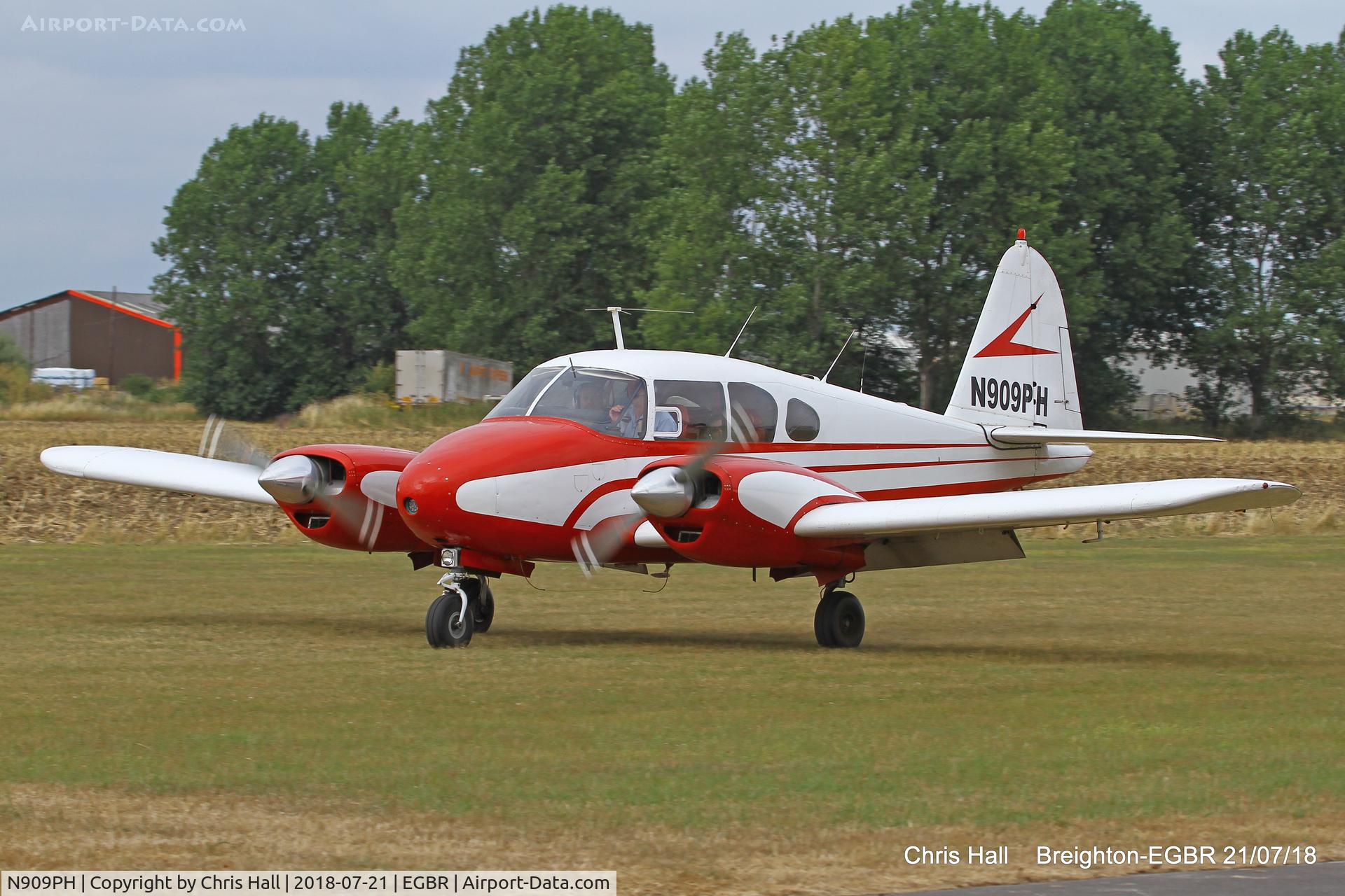 N909PH, Piper PA-23-160 Apache C/N 23-1800, Breighton