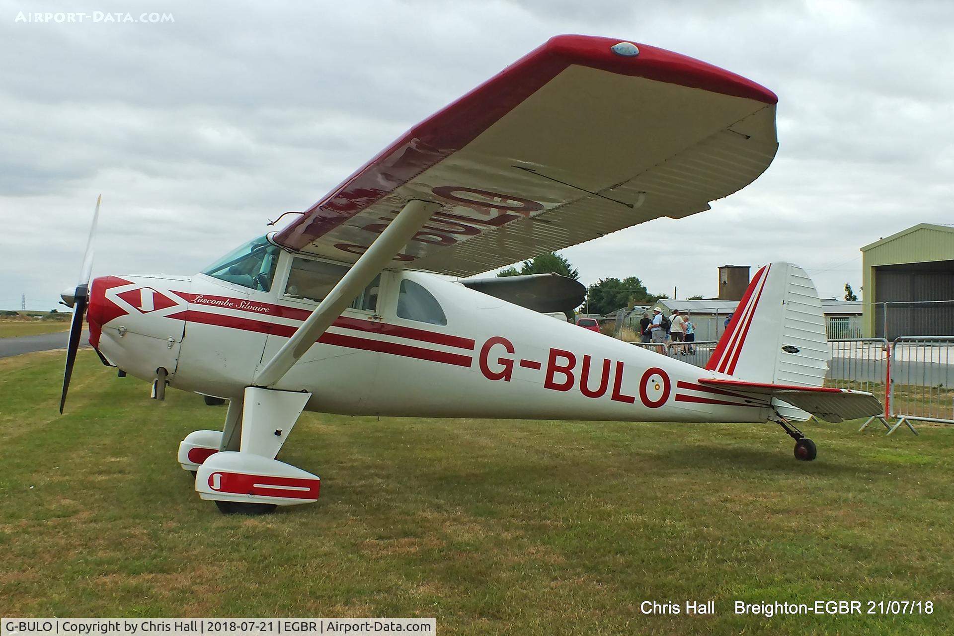 G-BULO, 1946 Luscombe 8F Silvaire C/N 4216, Breighton