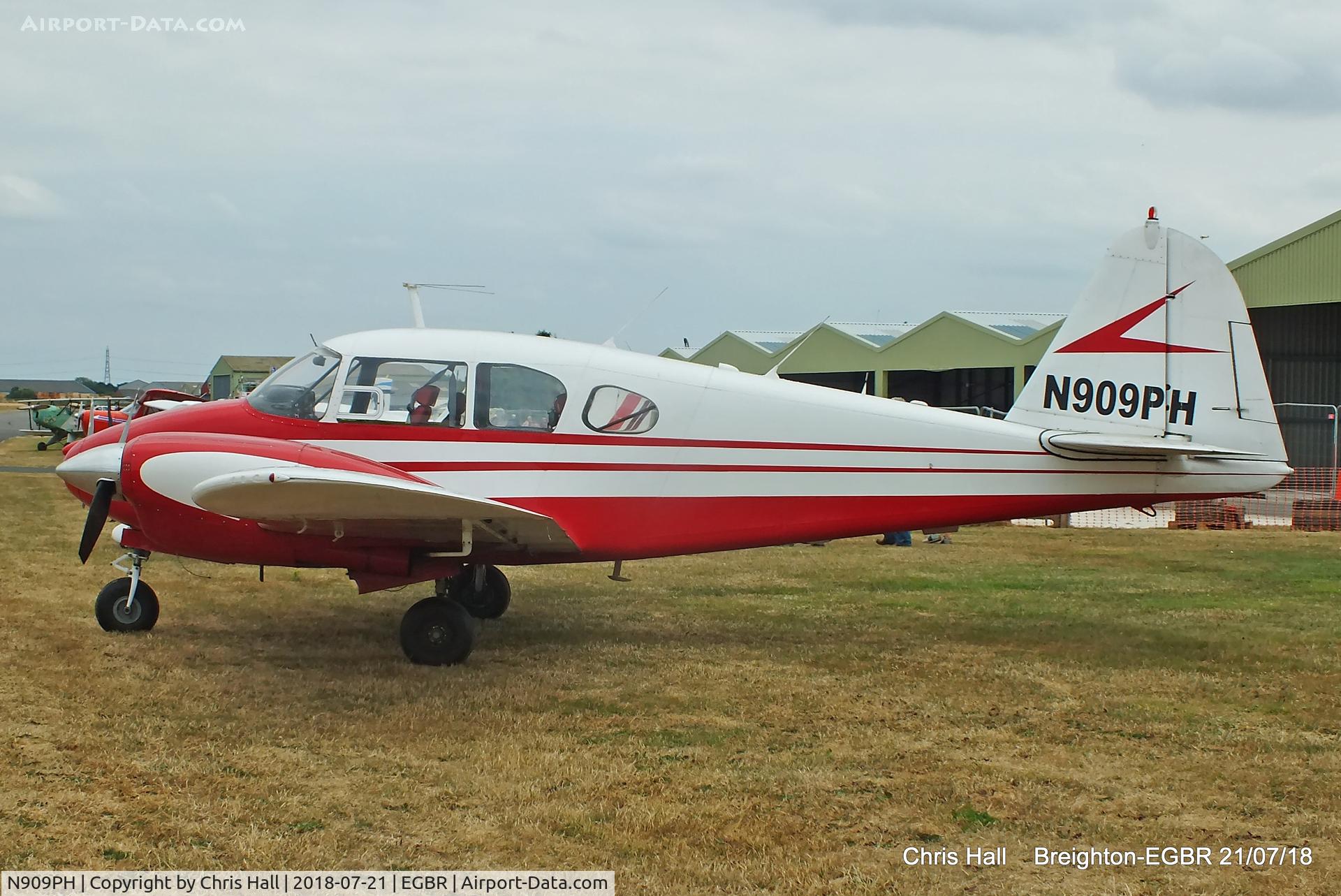 N909PH, Piper PA-23-160 Apache C/N 23-1800, Breighton