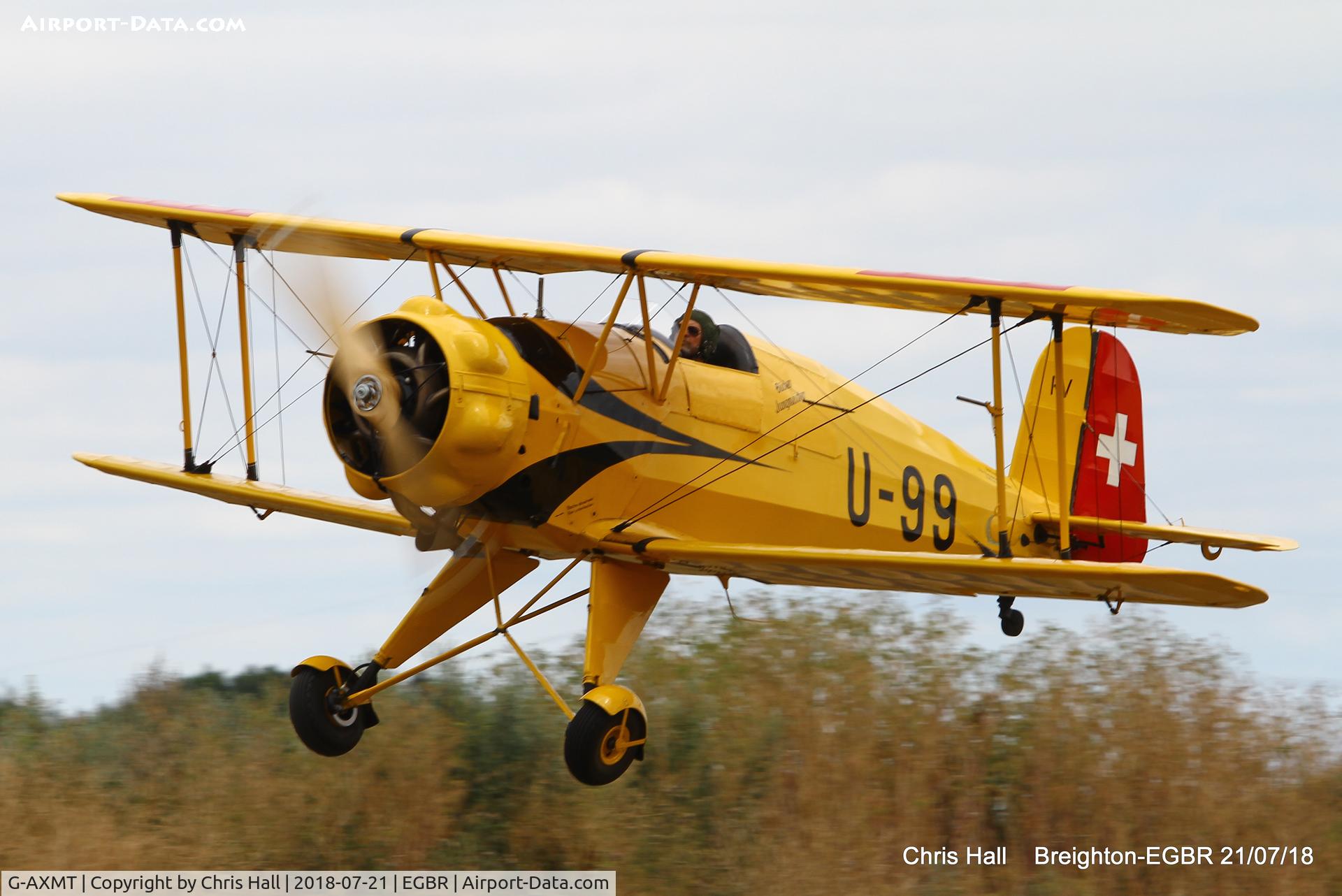 G-AXMT, 1938 Bucker Bu-133C Jungmeister C/N 46, Breighton