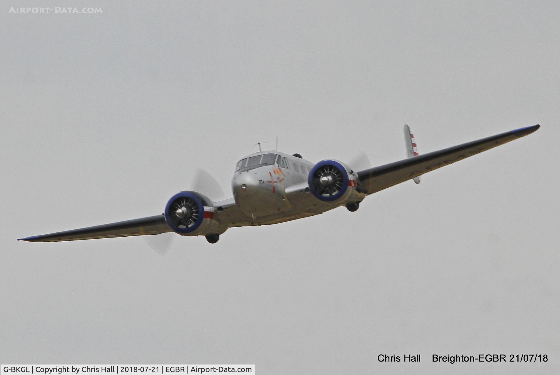 G-BKGL, 1952 Beech Expeditor 3TM C/N CA-164 (A-764), Breighton