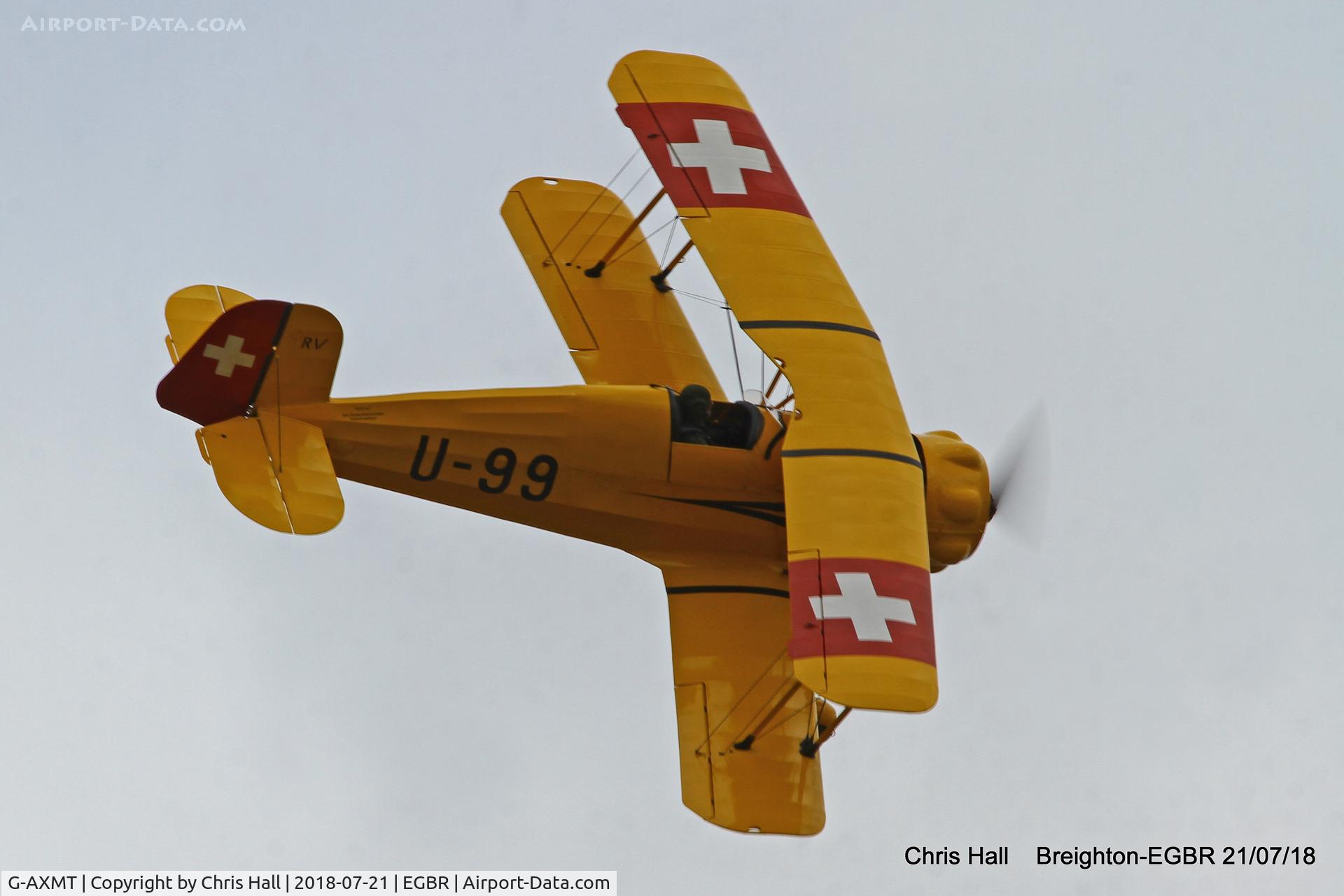 G-AXMT, 1938 Bucker Bu-133C Jungmeister C/N 46, Breighton