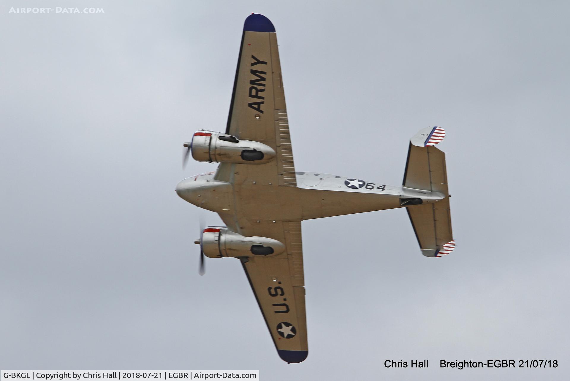 G-BKGL, 1952 Beech Expeditor 3TM C/N CA-164 (A-764), Breighton