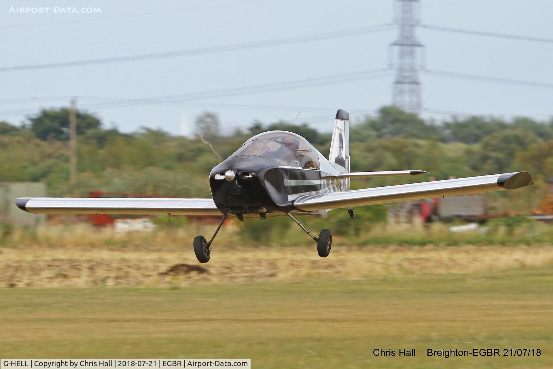 G-HELL, 2015 Sonex 3300 C/N LAA 337-15182, Breighton