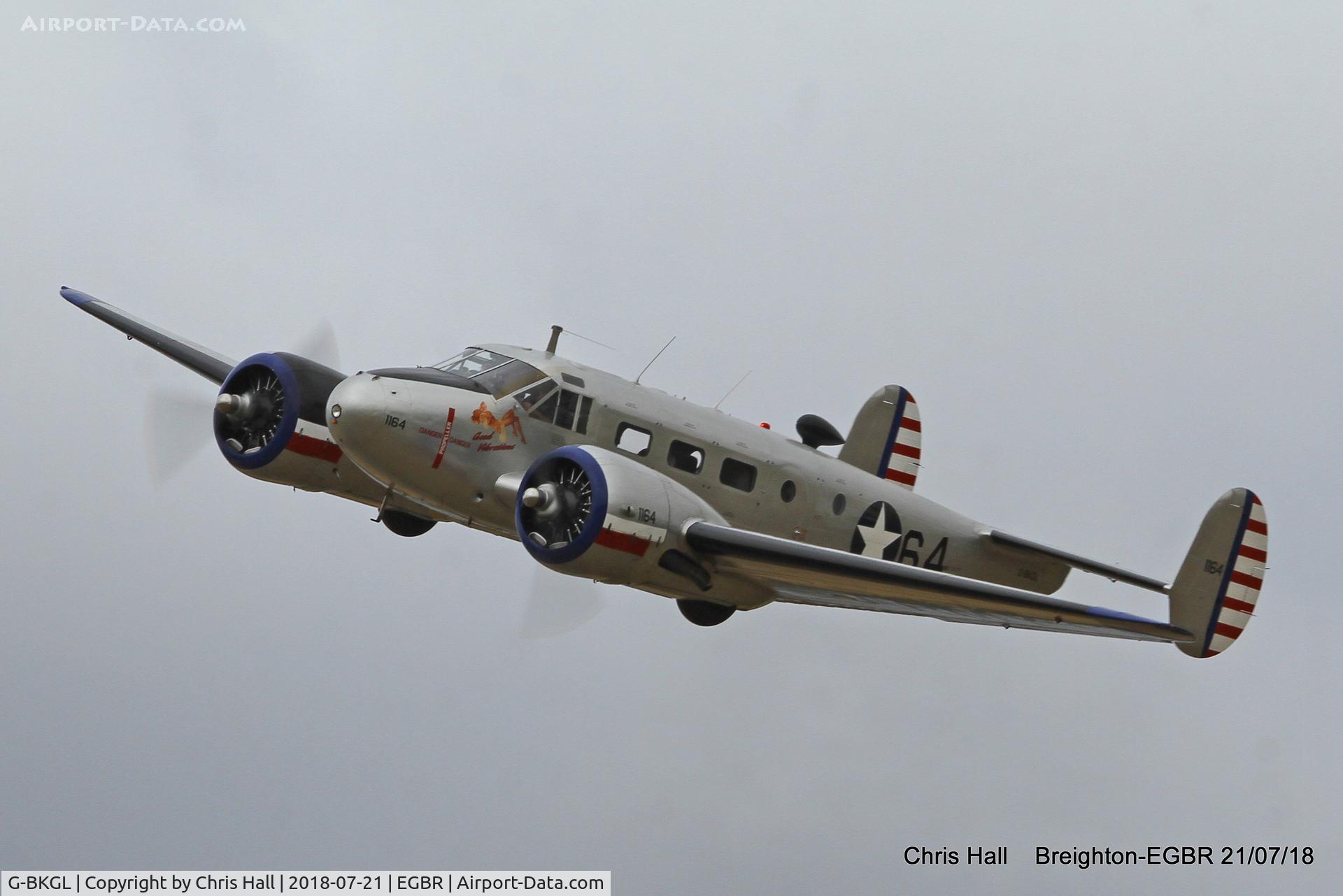 G-BKGL, 1952 Beech Expeditor 3TM C/N CA-164 (A-764), Breighton
