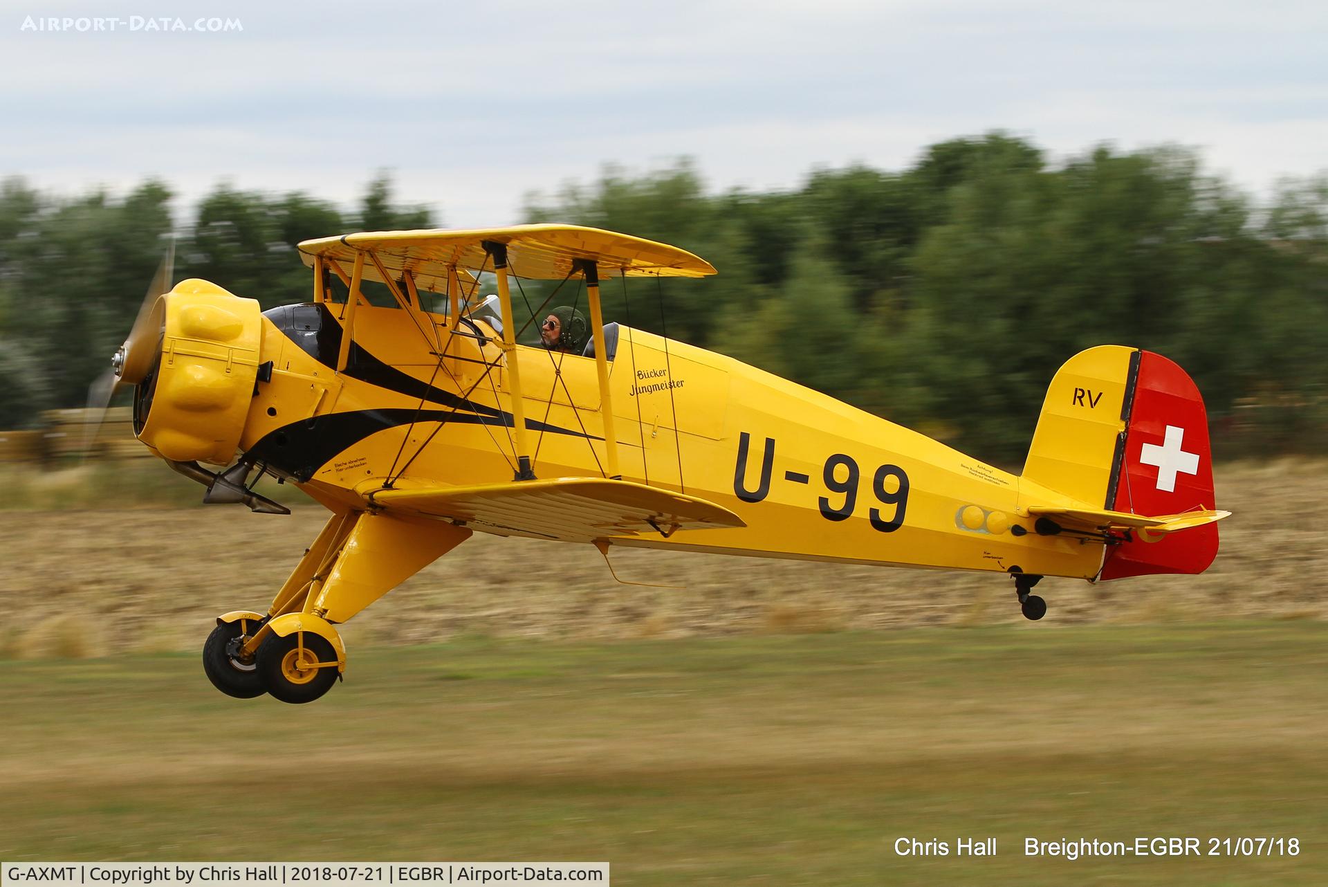 G-AXMT, 1938 Bucker Bu-133C Jungmeister C/N 46, Breighton