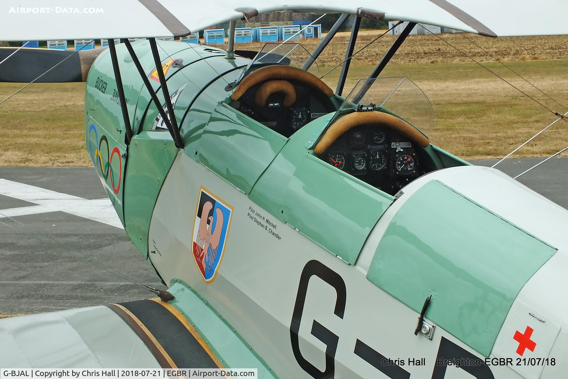 G-BJAL, 1957 Bucker 1-131E Jungmann C/N 1028, Breighton