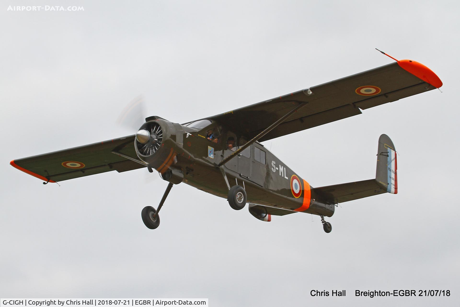 G-CIGH, 1960 Max Holste MH.1521M Broussard C/N 255, Breighton
