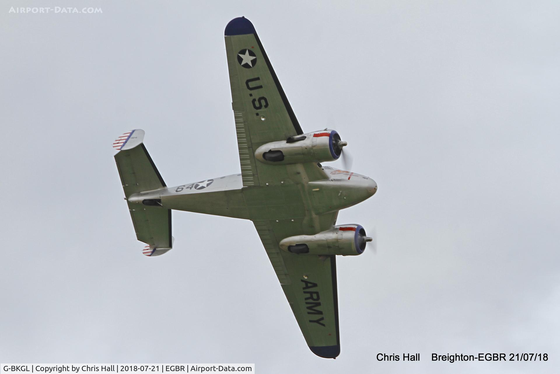 G-BKGL, 1952 Beech Expeditor 3TM C/N CA-164 (A-764), Breighton