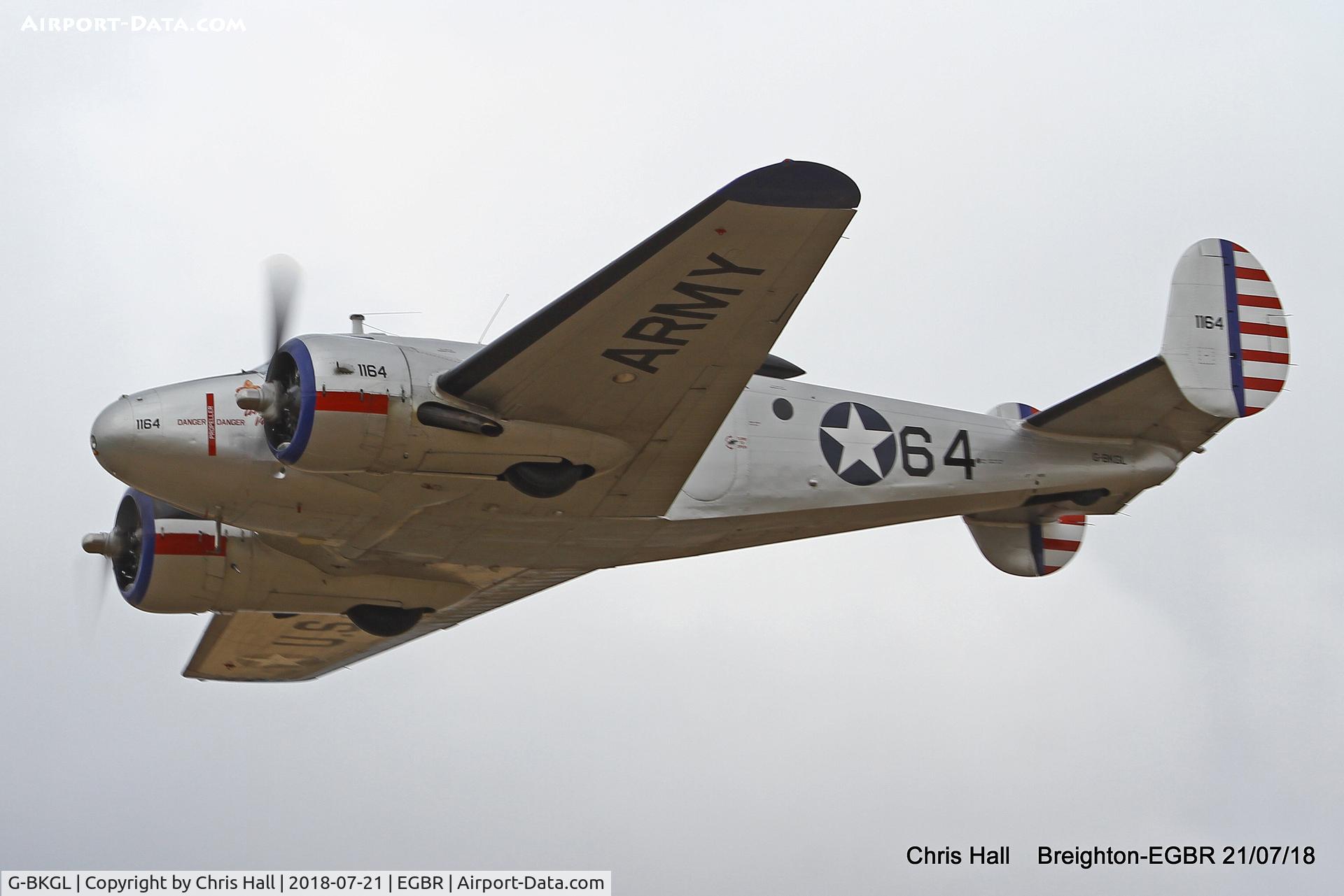 G-BKGL, 1952 Beech Expeditor 3TM C/N CA-164 (A-764), Breighton