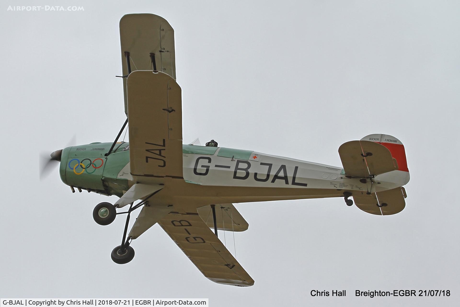 G-BJAL, 1957 Bucker 1-131E Jungmann C/N 1028, Breighton