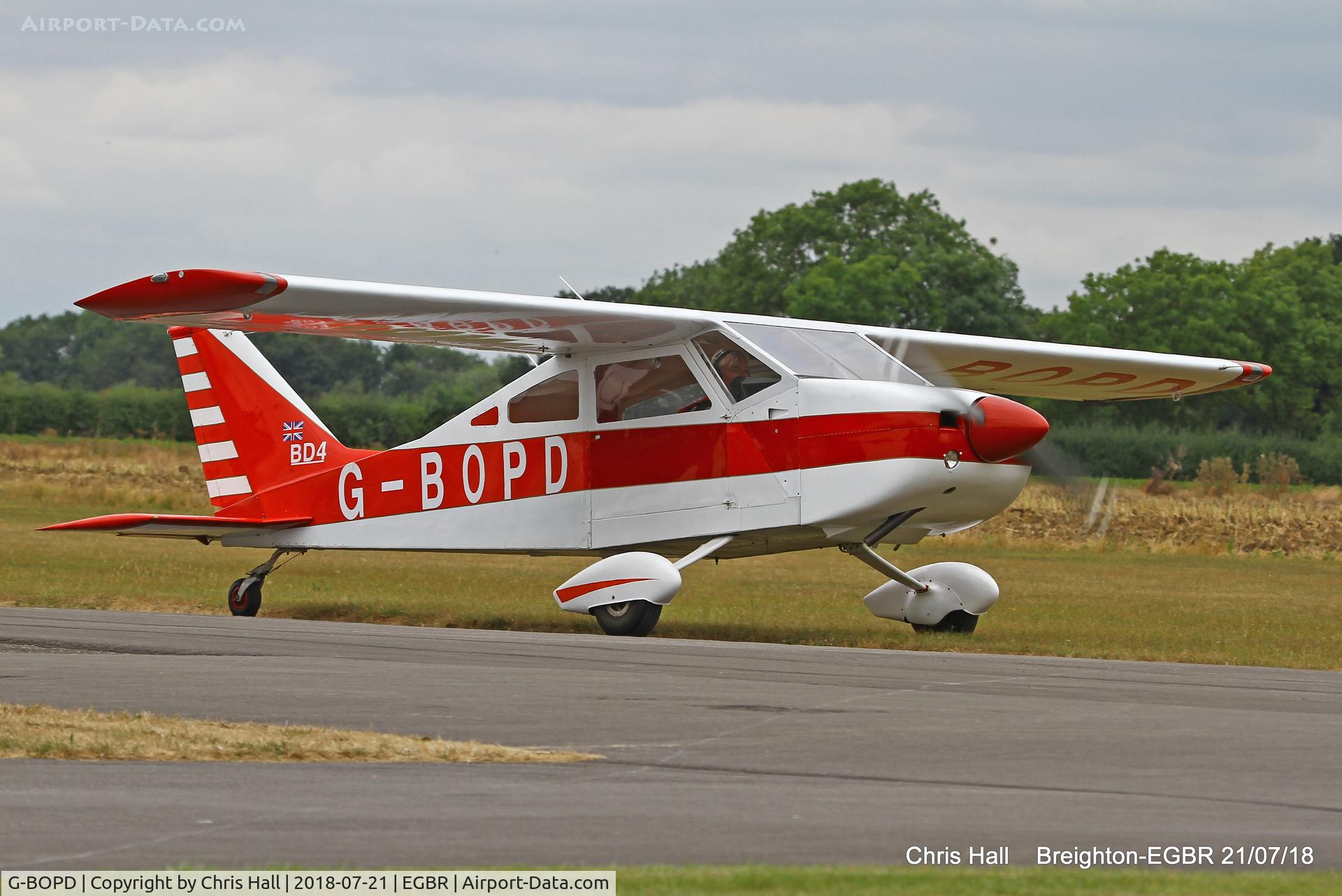 G-BOPD, 1974 Bede BD-4 C/N 632, Breighton