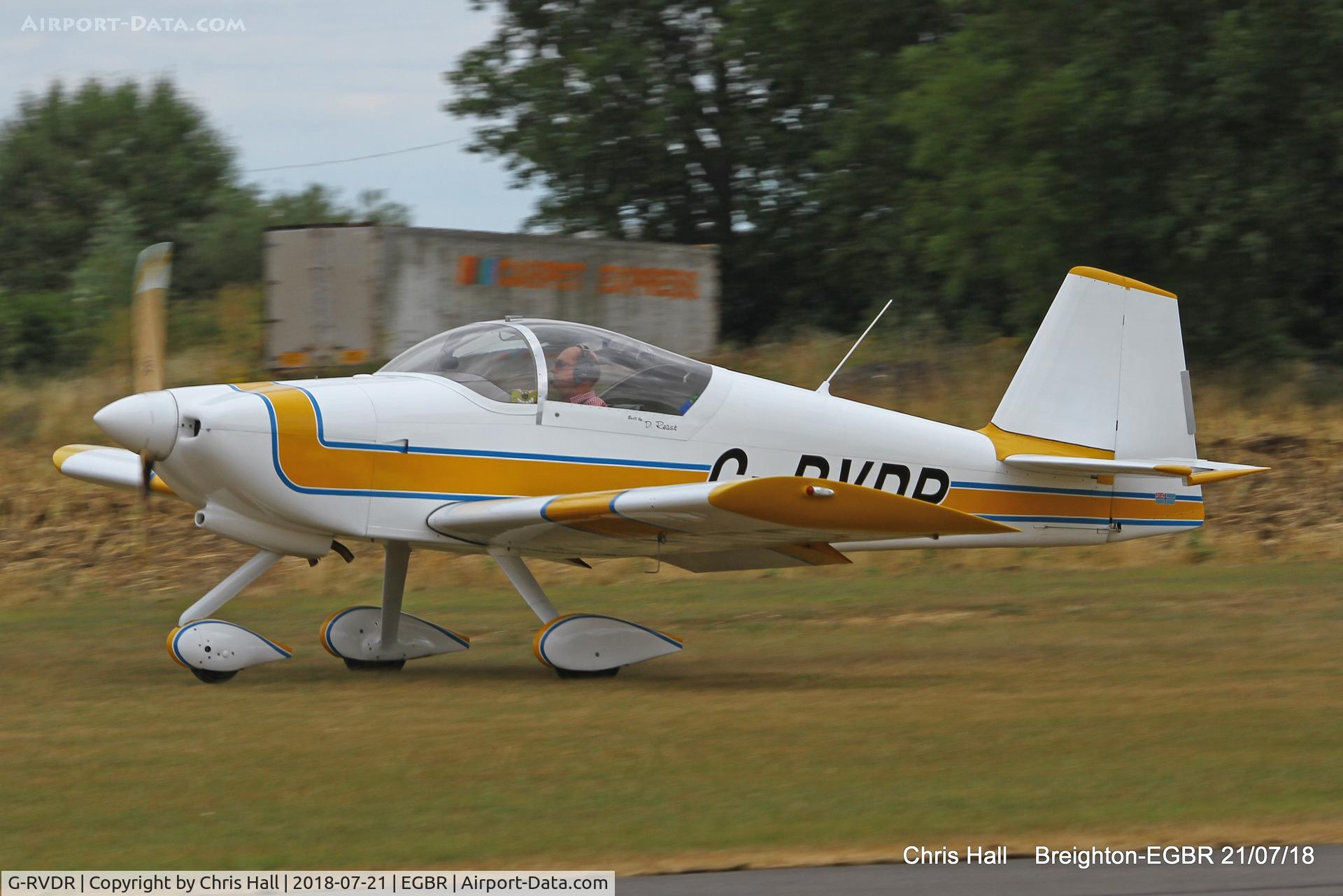 G-RVDR, 2001 Vans RV-6A C/N PFA 181A-13098, Breighton