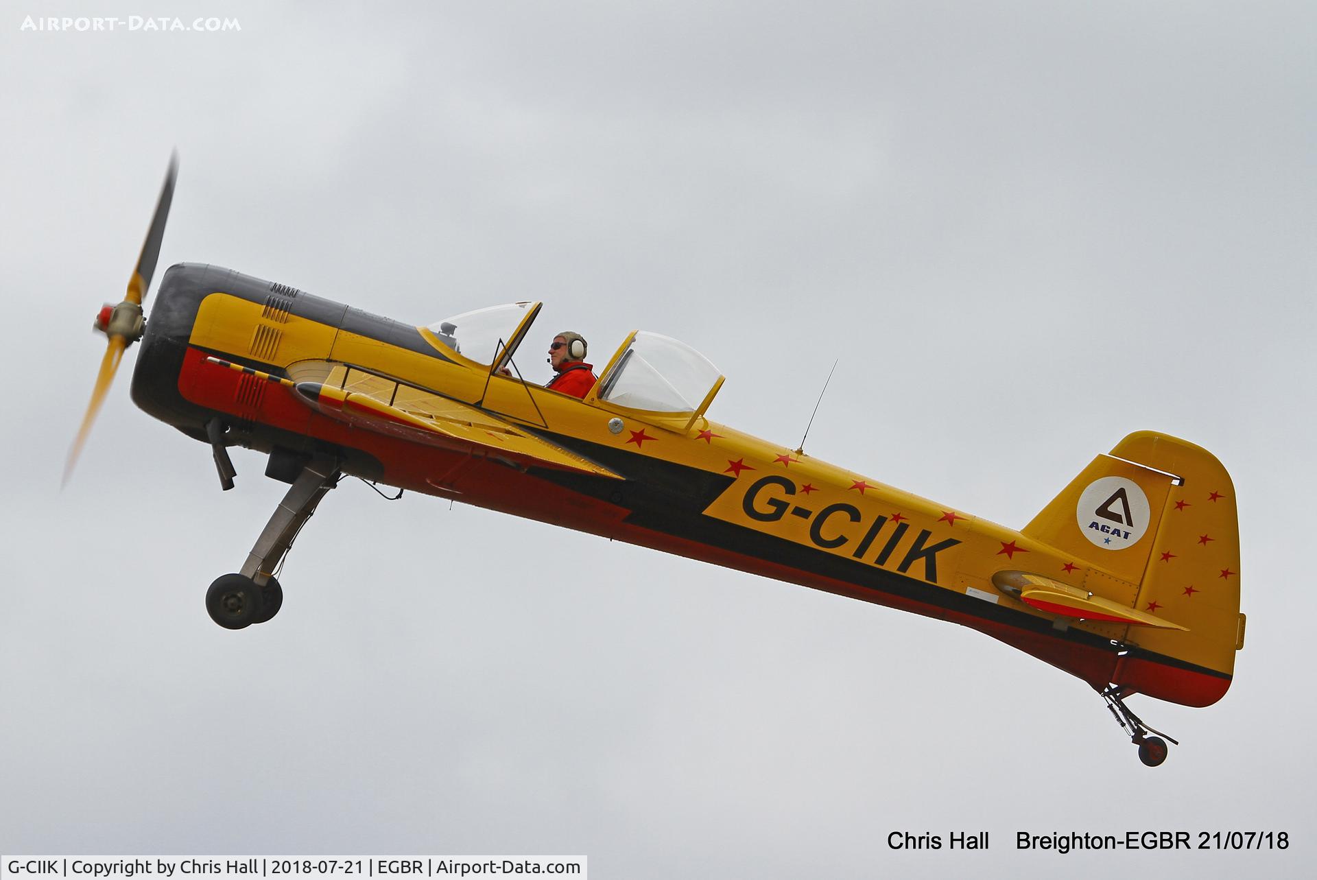G-CIIK, 1990 Yakovlev Yak-55 C/N 900909, Breighton