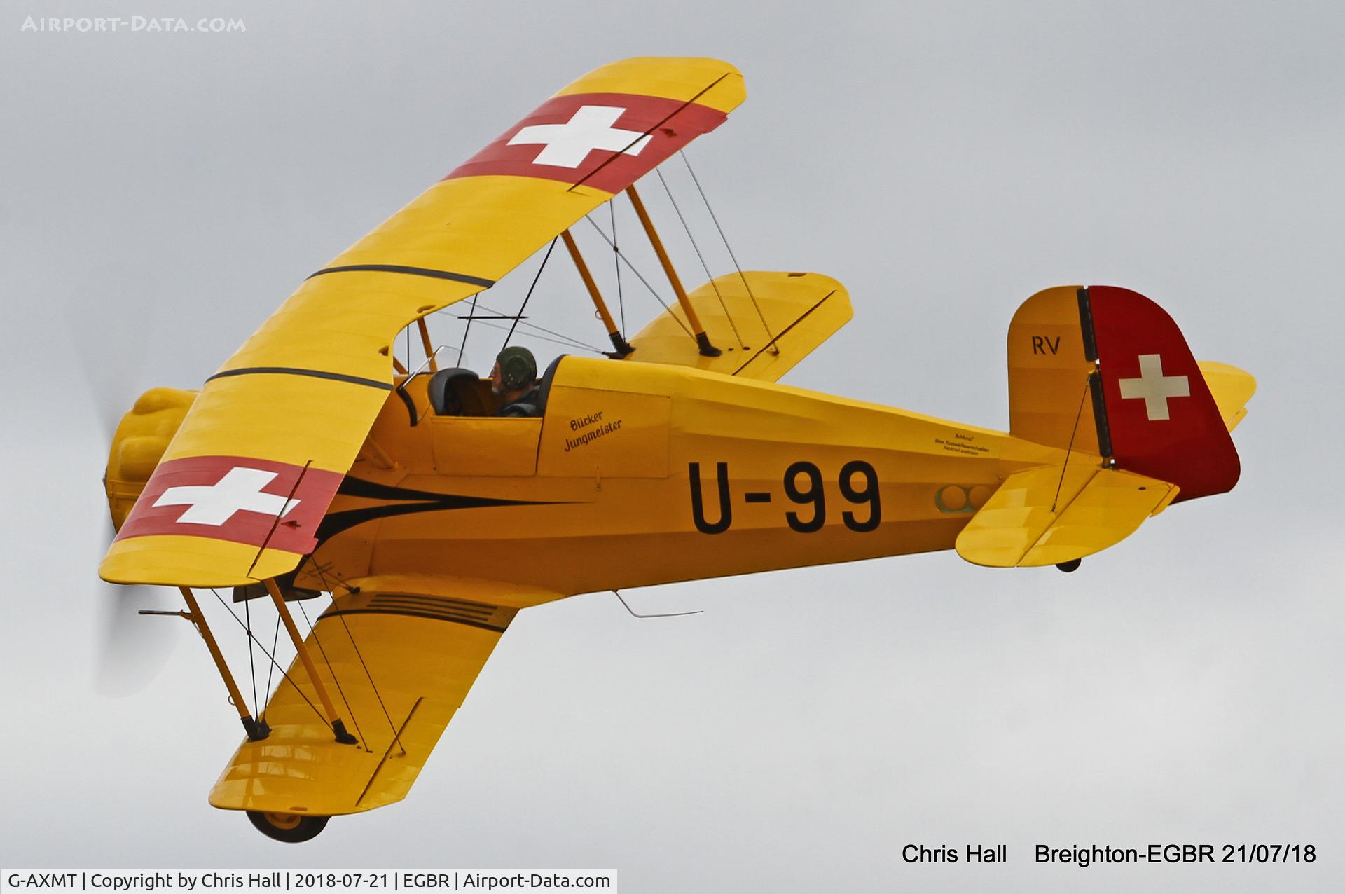 G-AXMT, 1938 Bucker Bu-133C Jungmeister C/N 46, Breighton