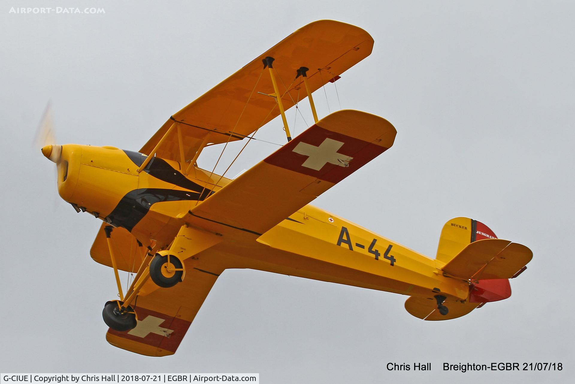 G-CIUE, 1954 CASA 1-131E Jungmann C/N 447, Breighton