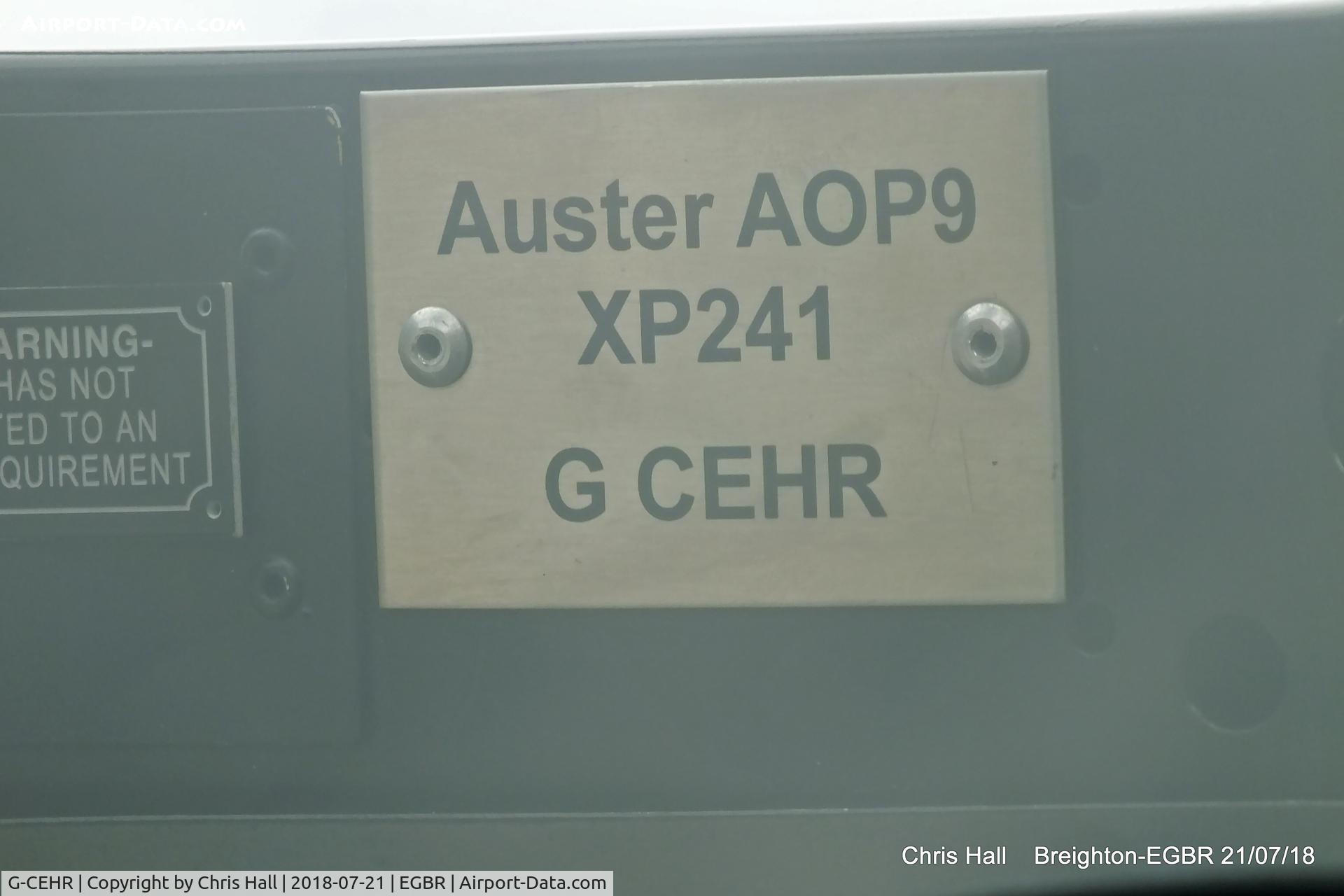 G-CEHR, 1960 Auster AOP.9 C/N B5/10/149, Breighton