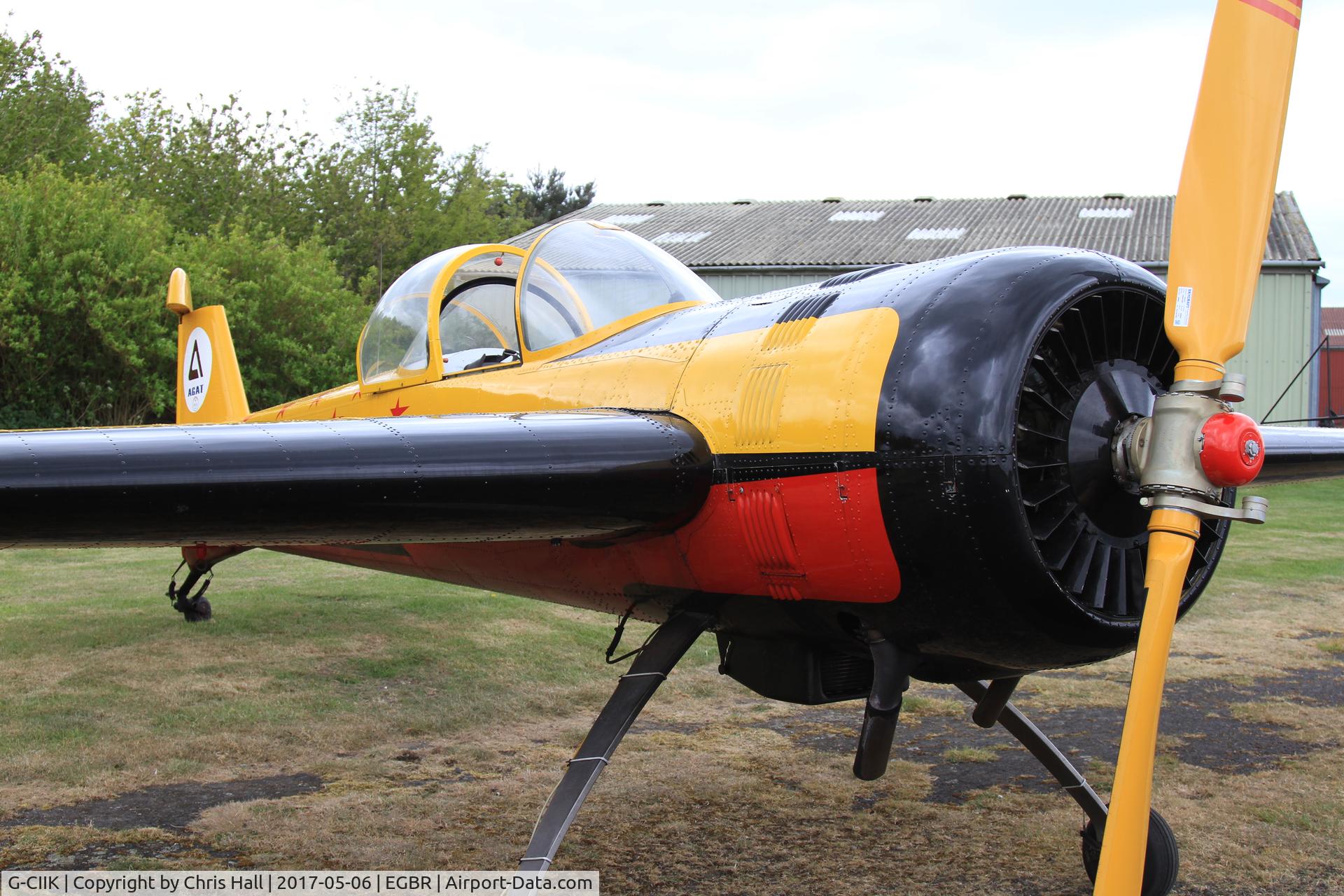 G-CIIK, 1990 Yakovlev Yak-55 C/N 900909, Breighton