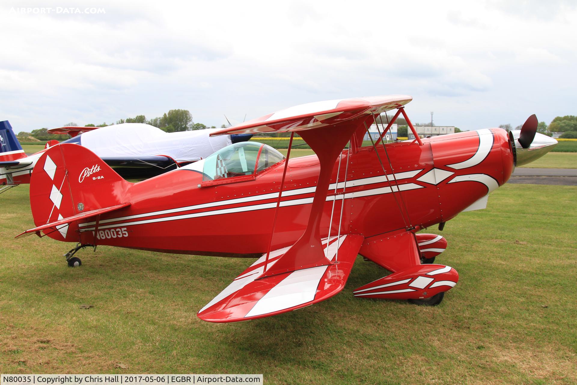 N80035, 1974 Aerotek Pitts S-2A Special C/N 2070, Breighton