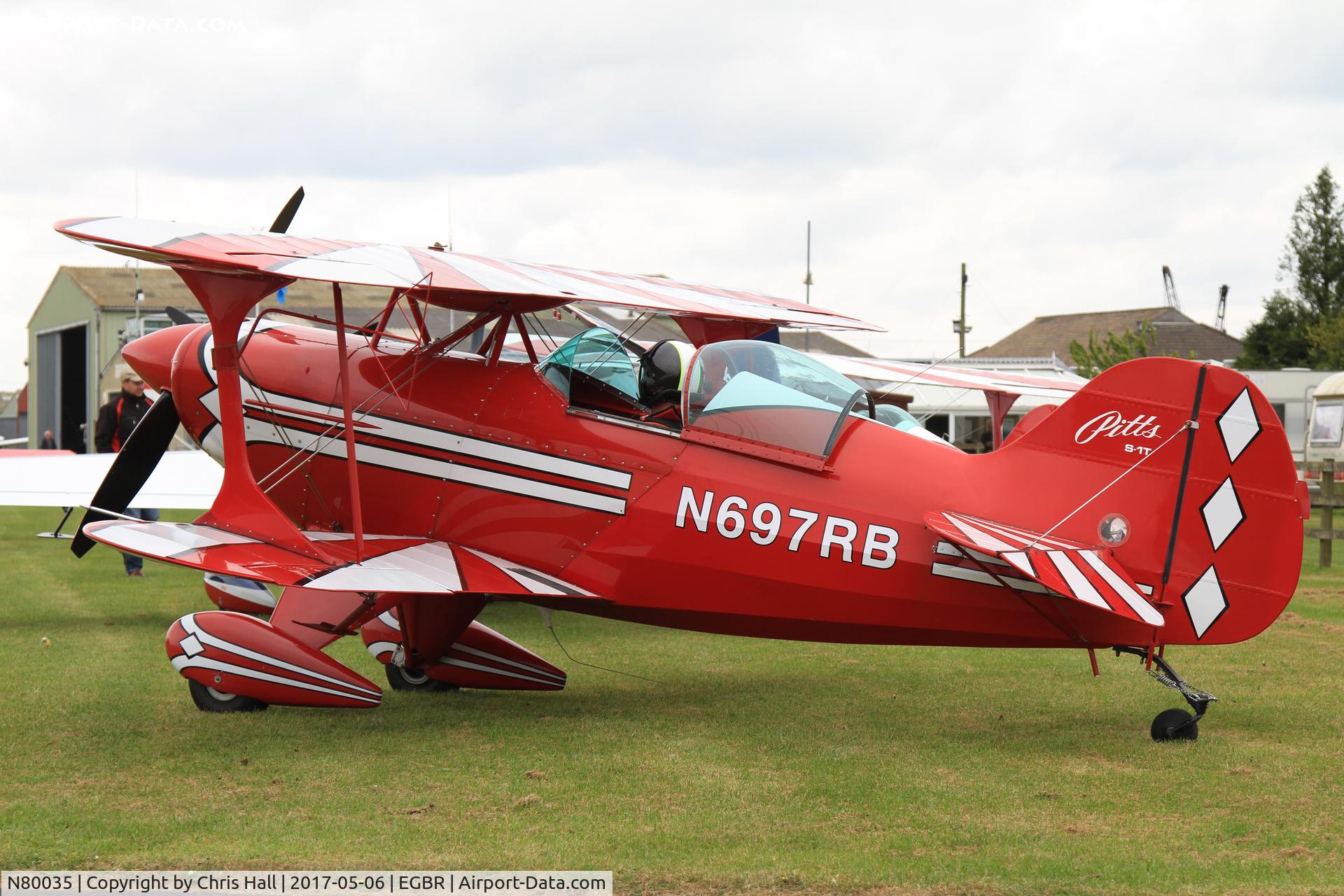 N80035, 1974 Aerotek Pitts S-2A Special C/N 2070, Breighton