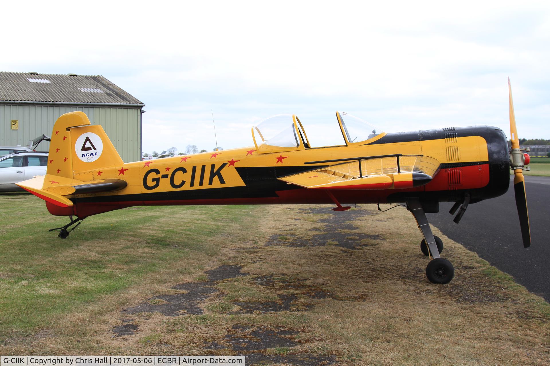 G-CIIK, 1990 Yakovlev Yak-55 C/N 900909, Breighton