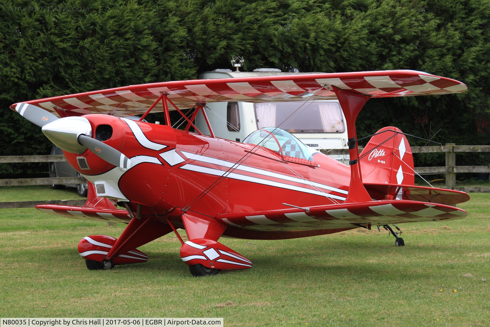 N80035, 1974 Aerotek Pitts S-2A Special C/N 2070, Breighton