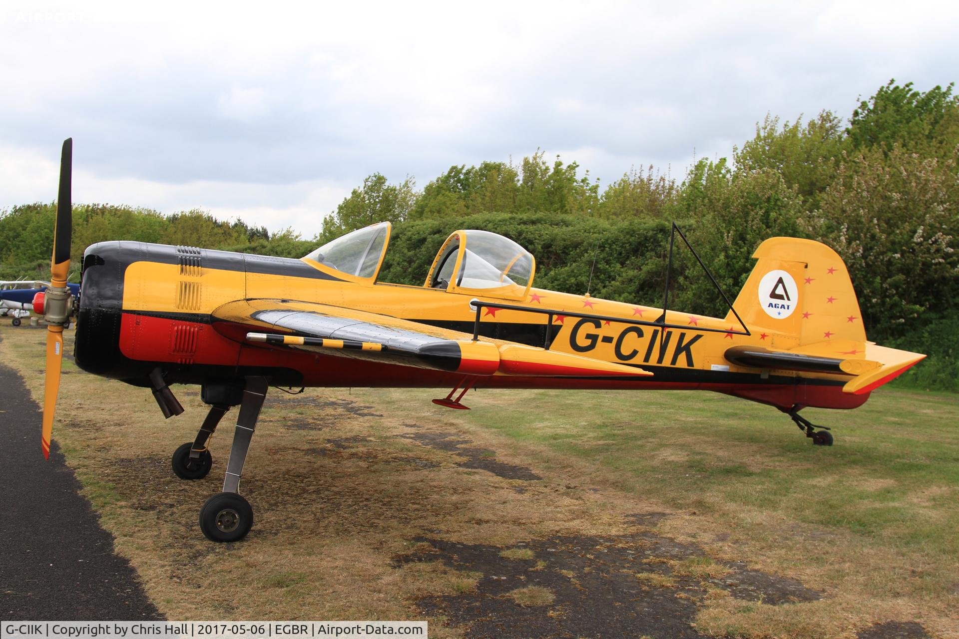G-CIIK, 1990 Yakovlev Yak-55 C/N 900909, Breighton