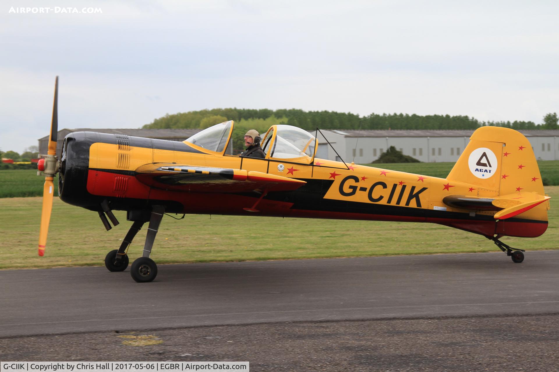 G-CIIK, 1990 Yakovlev Yak-55 C/N 900909, Breighton