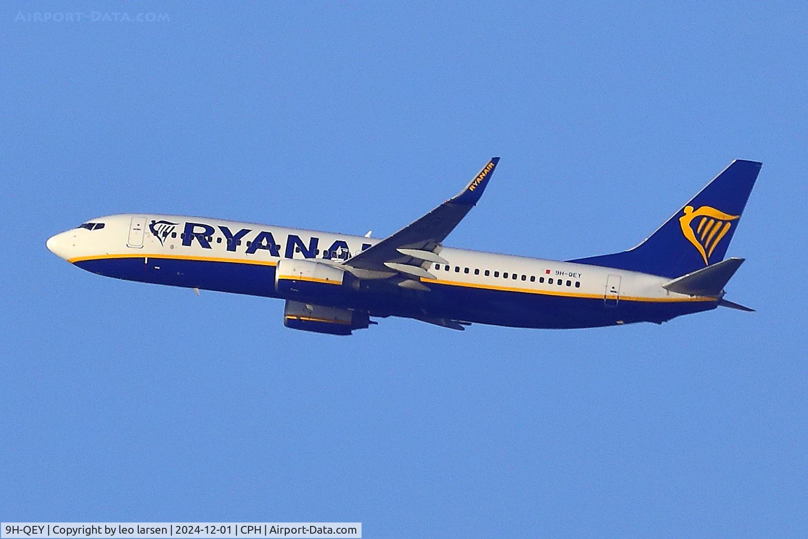 9H-QEY, 2006 Boeing B-737-8AS(W) C/N 33589, Copenhagen 1.12.2024
