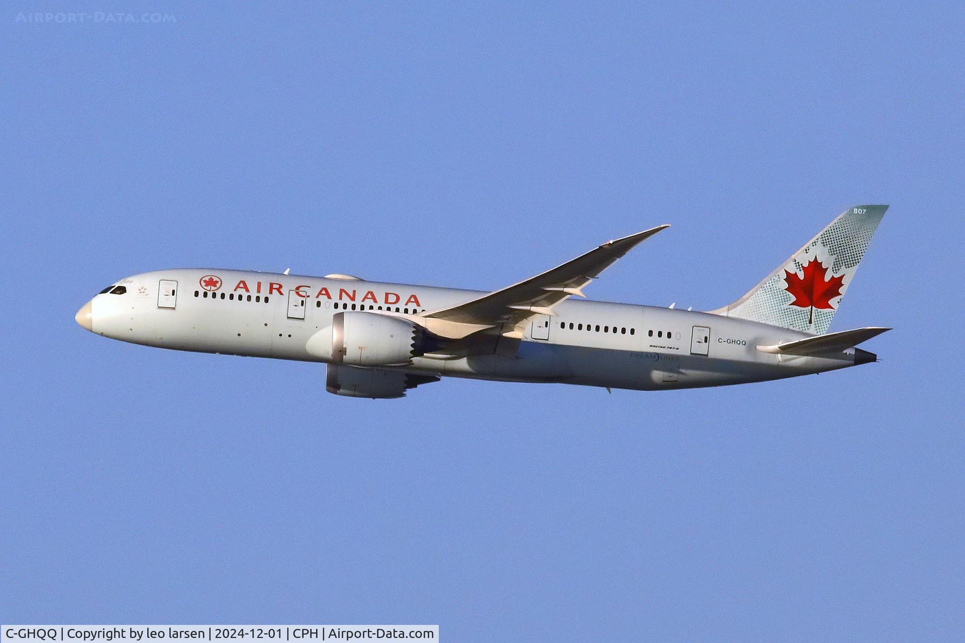 C-GHQQ, 2014 Boeing 787-8 Dreamliner C/N 35263, Copenhagen 1.12.2024