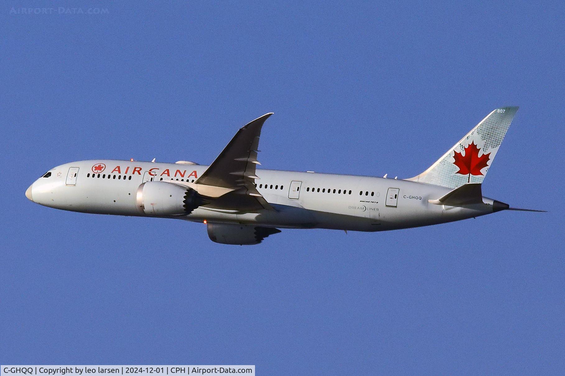 C-GHQQ, 2014 Boeing 787-8 Dreamliner C/N 35263, Copenhagen 1.12.2024