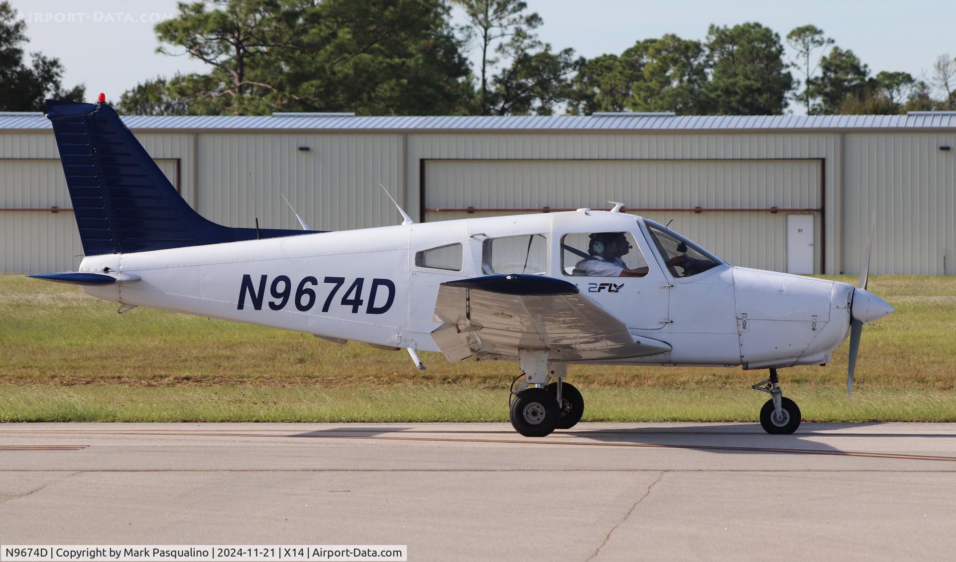 N9674D, 1978 Piper PA-28-161 Cherokee Warrior II C/N 28-7816583, Piper PA-28-161