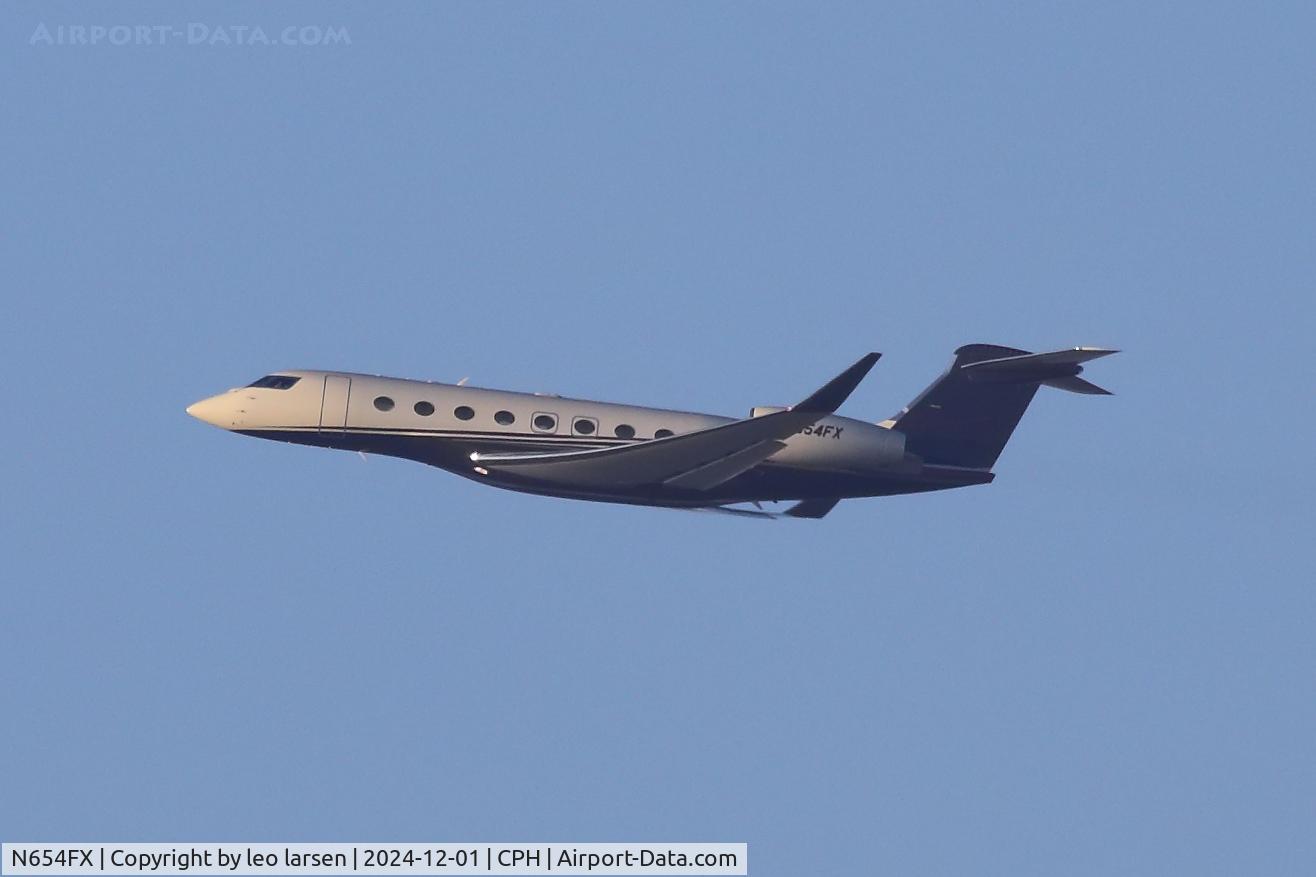N654FX, 2016 Gulfstream Aerospace GVI (G650ER) C/N 6213, Copenhagen 1.12.2024