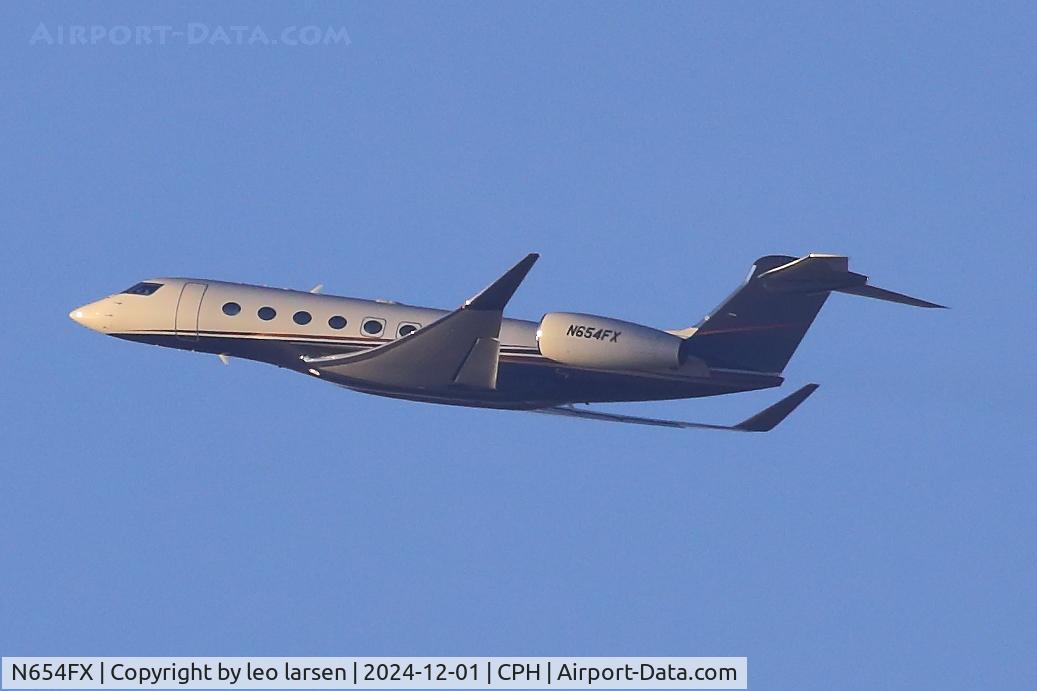 N654FX, 2016 Gulfstream Aerospace GVI (G650ER) C/N 6213, Copenhagen 1.12.2024