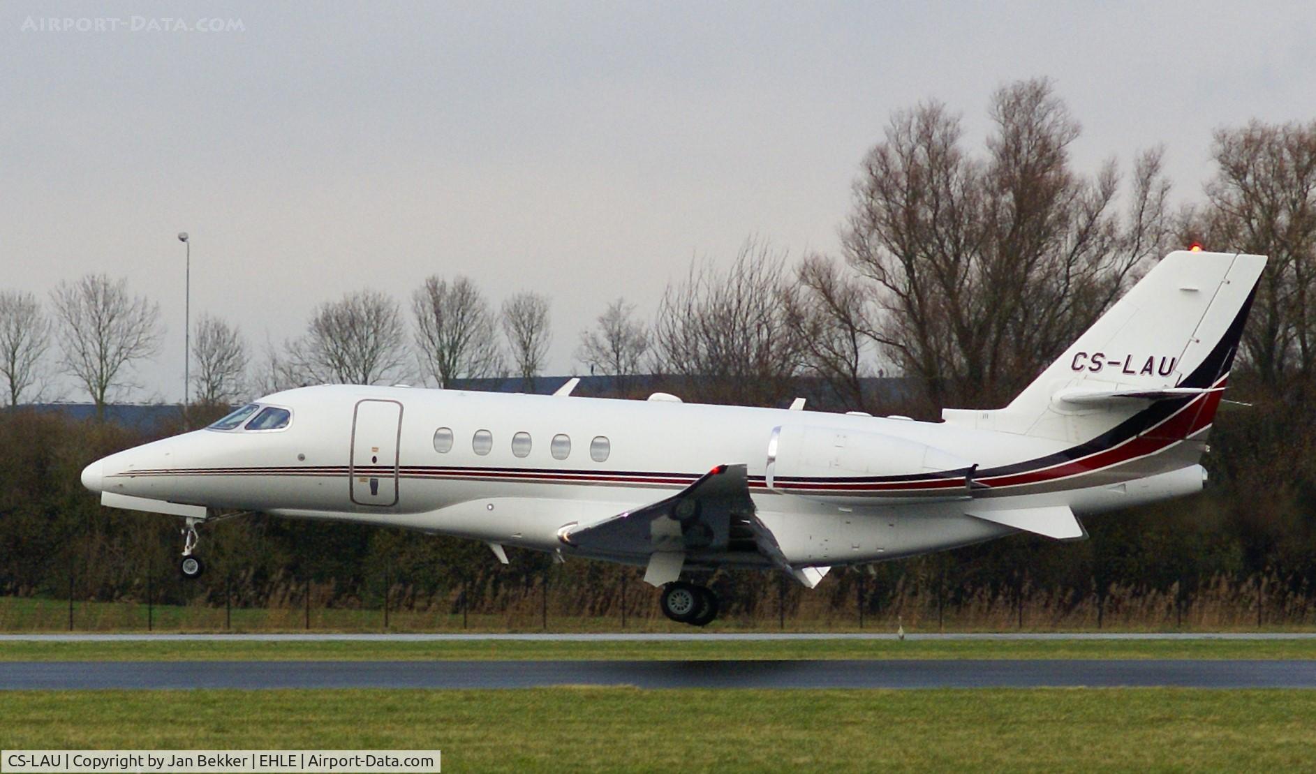 CS-LAU, 2016 Cessna 680A Citation Latitude C/N 680A-0027, Arriving at Lelystad Airport for a fresh livery by Satys.