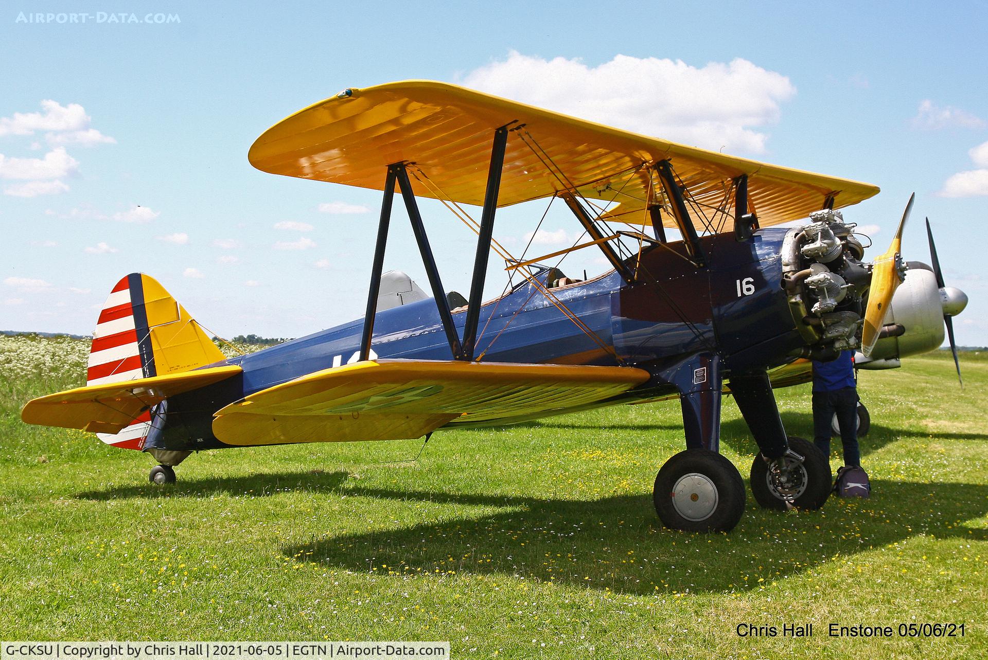 G-CKSU, 1941 Boeing A75N1 (PT-13D) C/N 75-871, Enstone