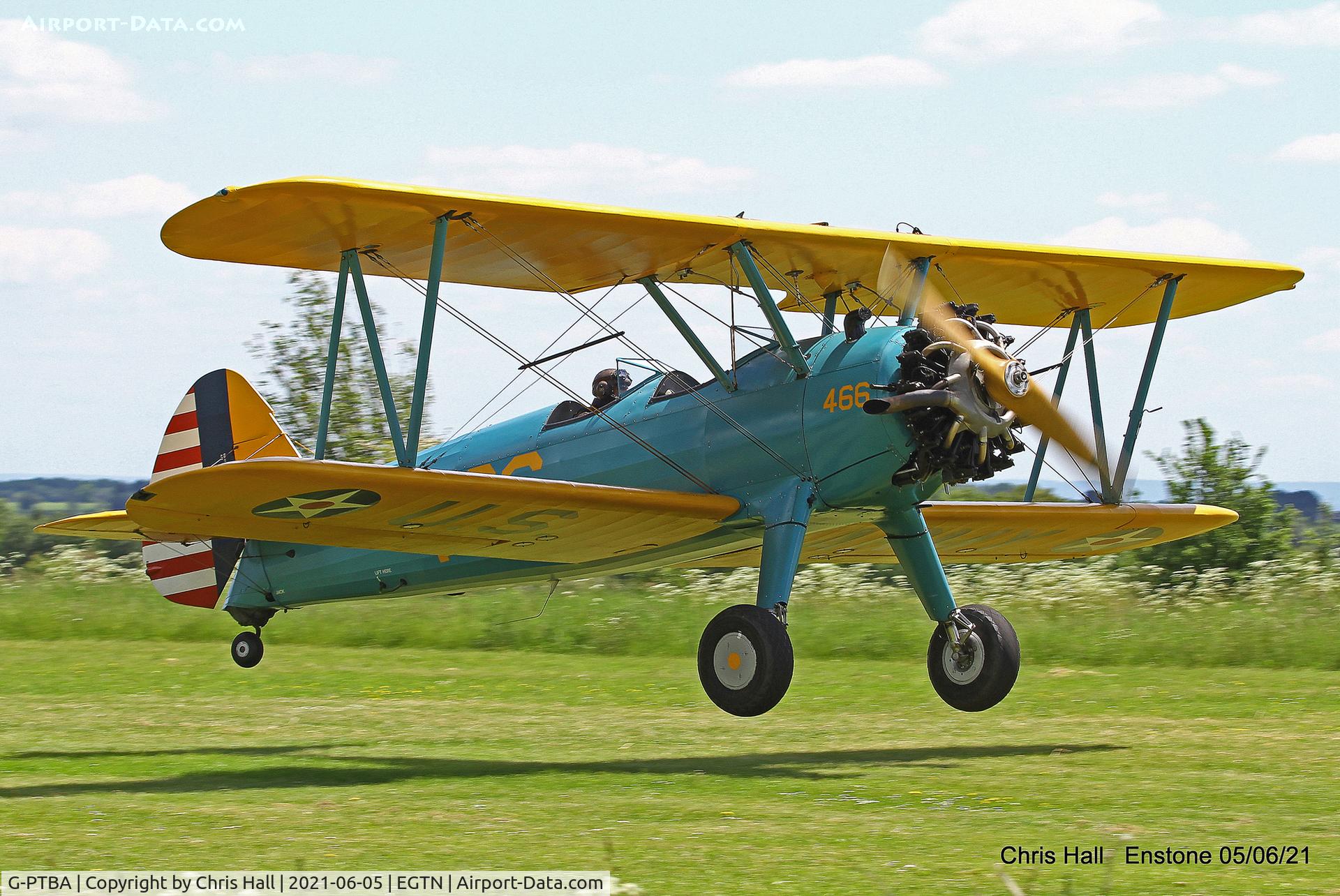 G-PTBA, 1937 Boeing A75 C/N 75-045, Enstone
