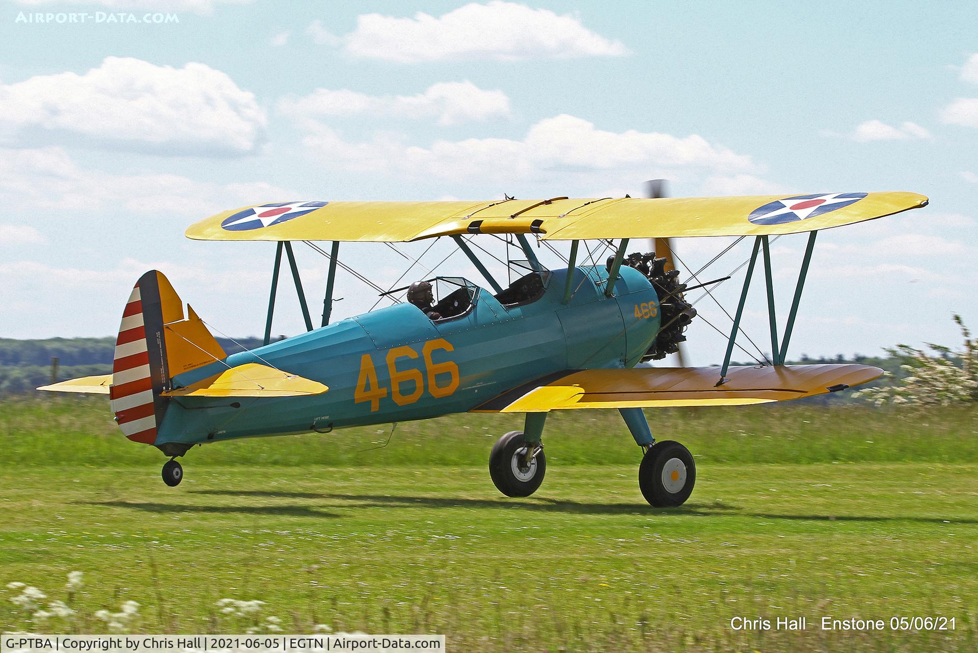 G-PTBA, 1937 Boeing A75 C/N 75-045, Enstone
