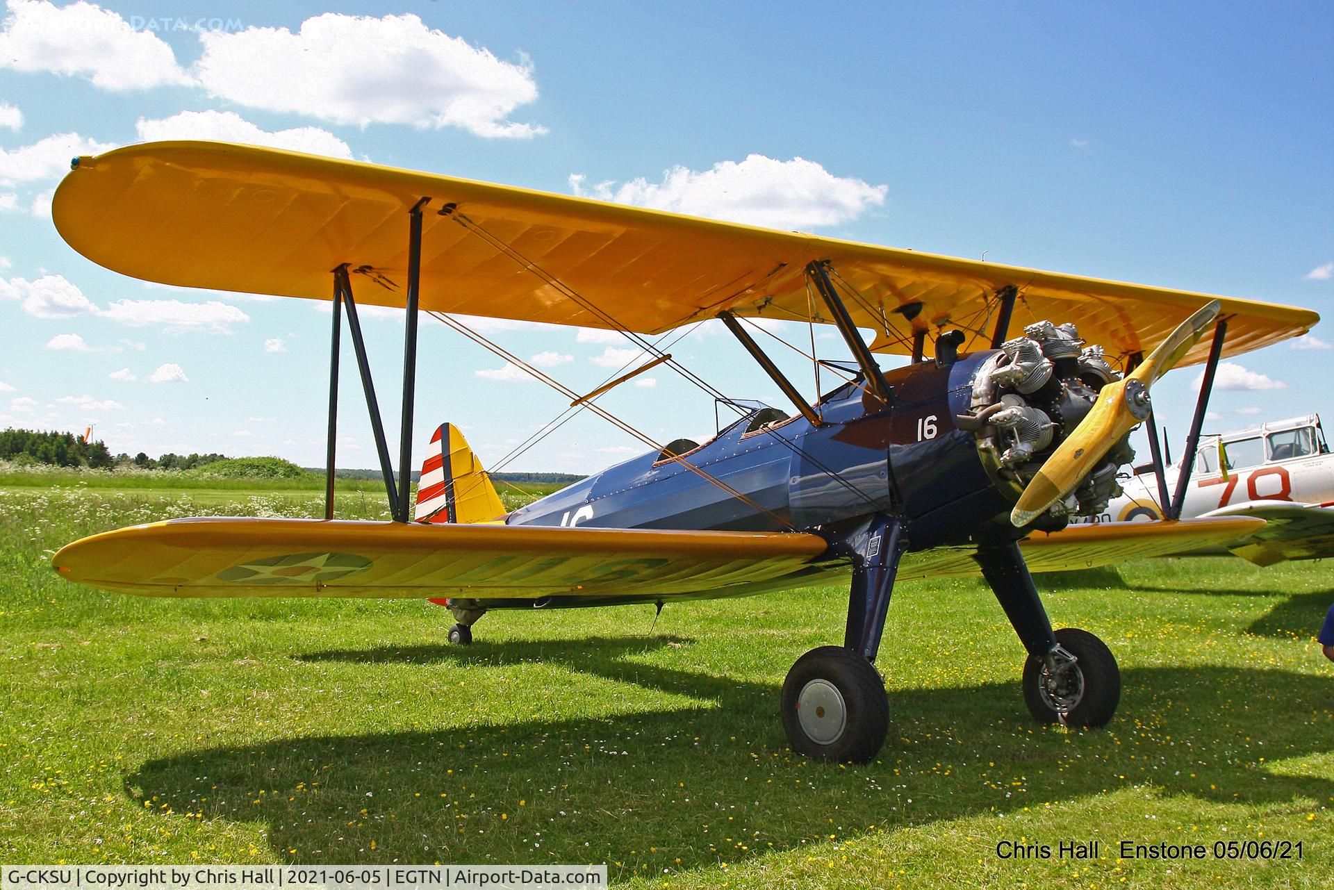 G-CKSU, 1941 Boeing A75N1 (PT-13D) C/N 75-871, Enstone