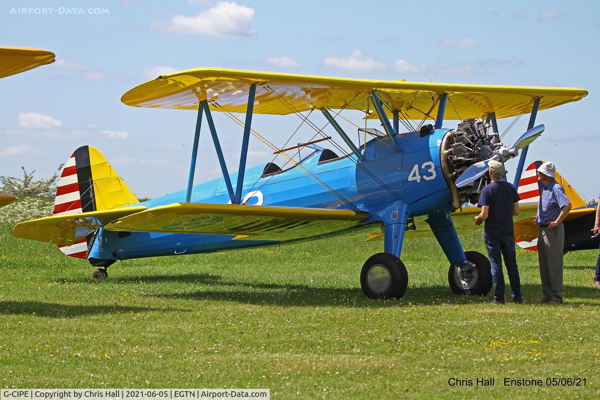 G-CIPE, 1943 Boeing A75 C/N 75-5315, Enstone