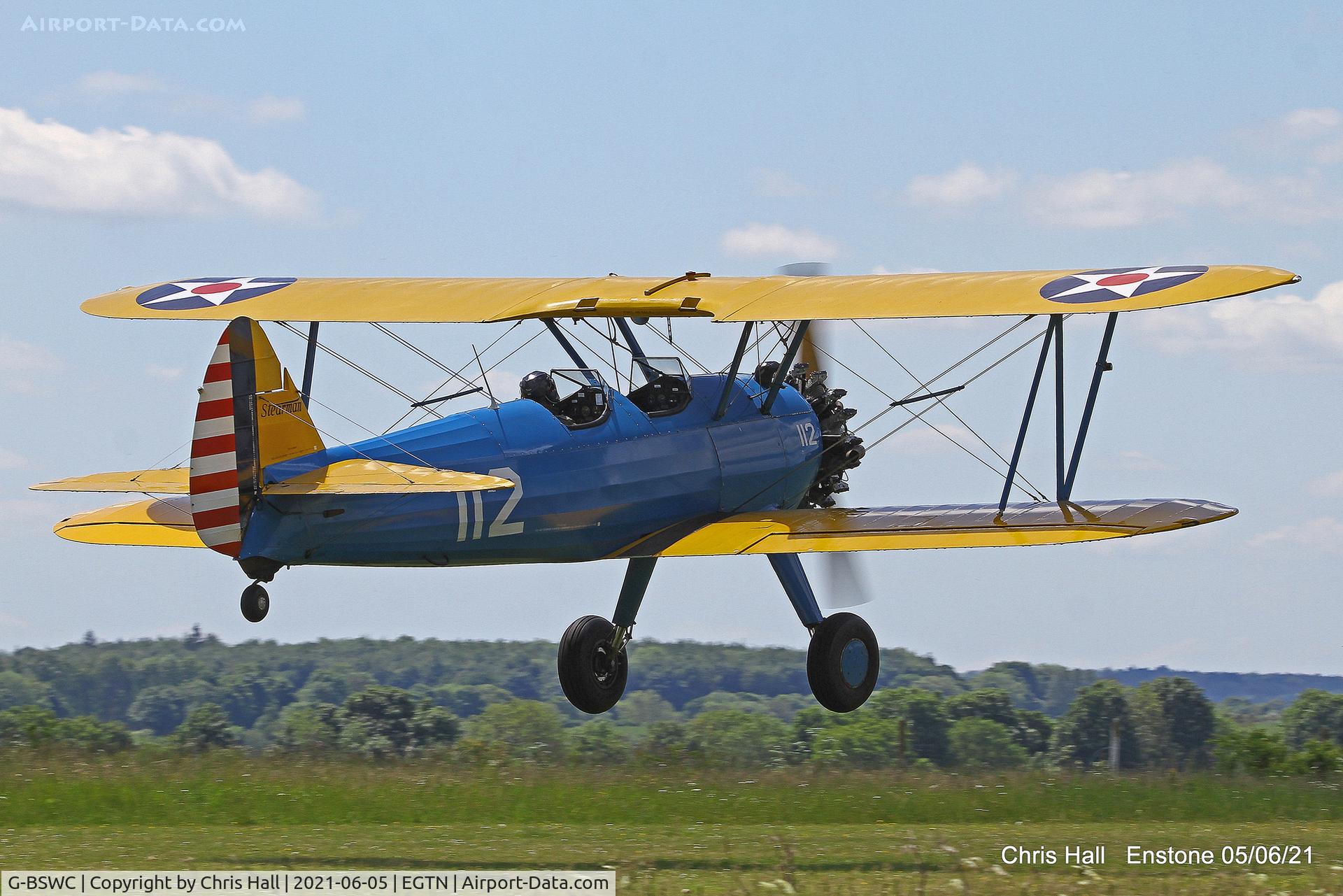G-BSWC, 1944 Boeing E75 C/N 75-5560, Enstone