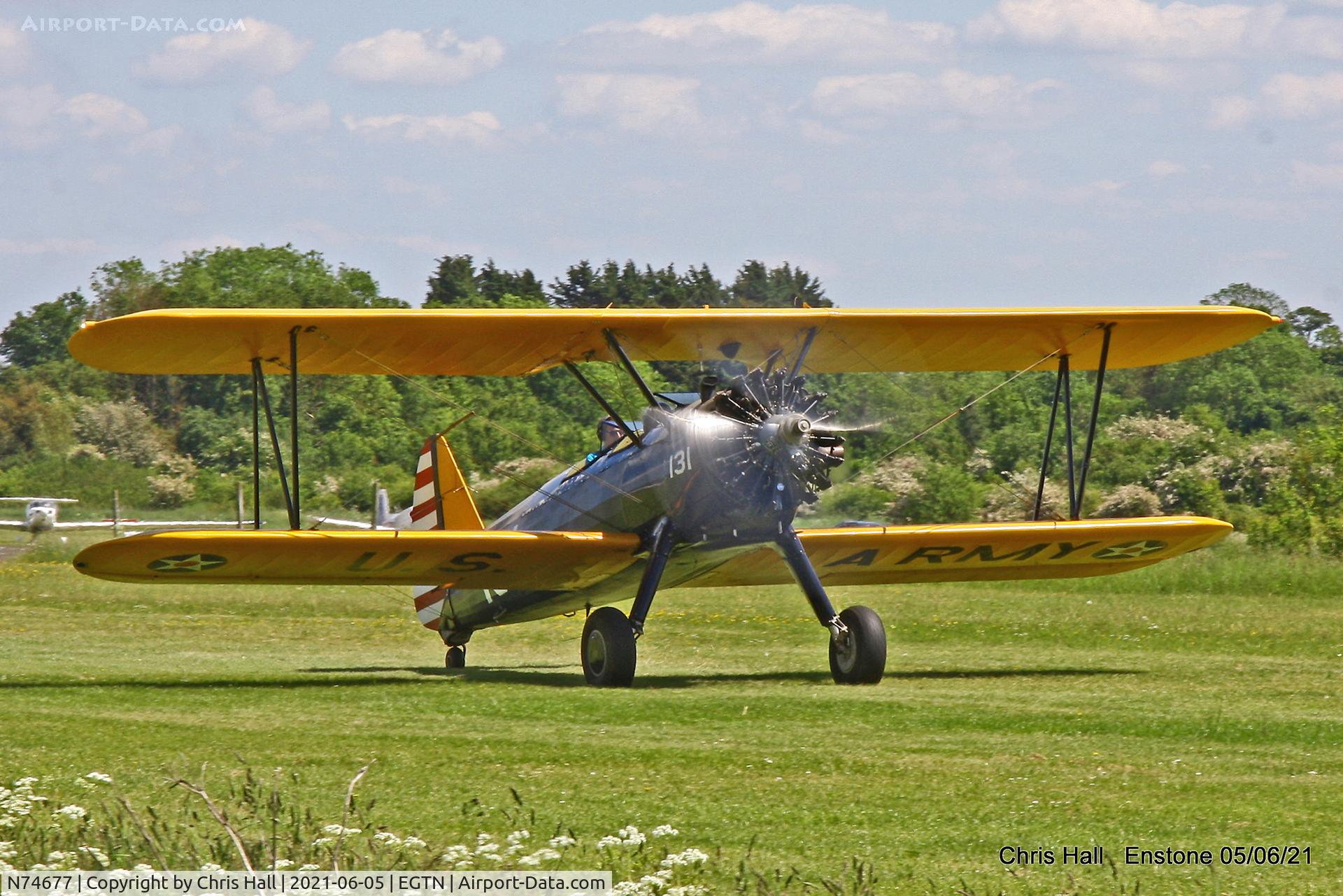N4545N, 1943 Boeing A75N1 C/N 75-8359, Enstone